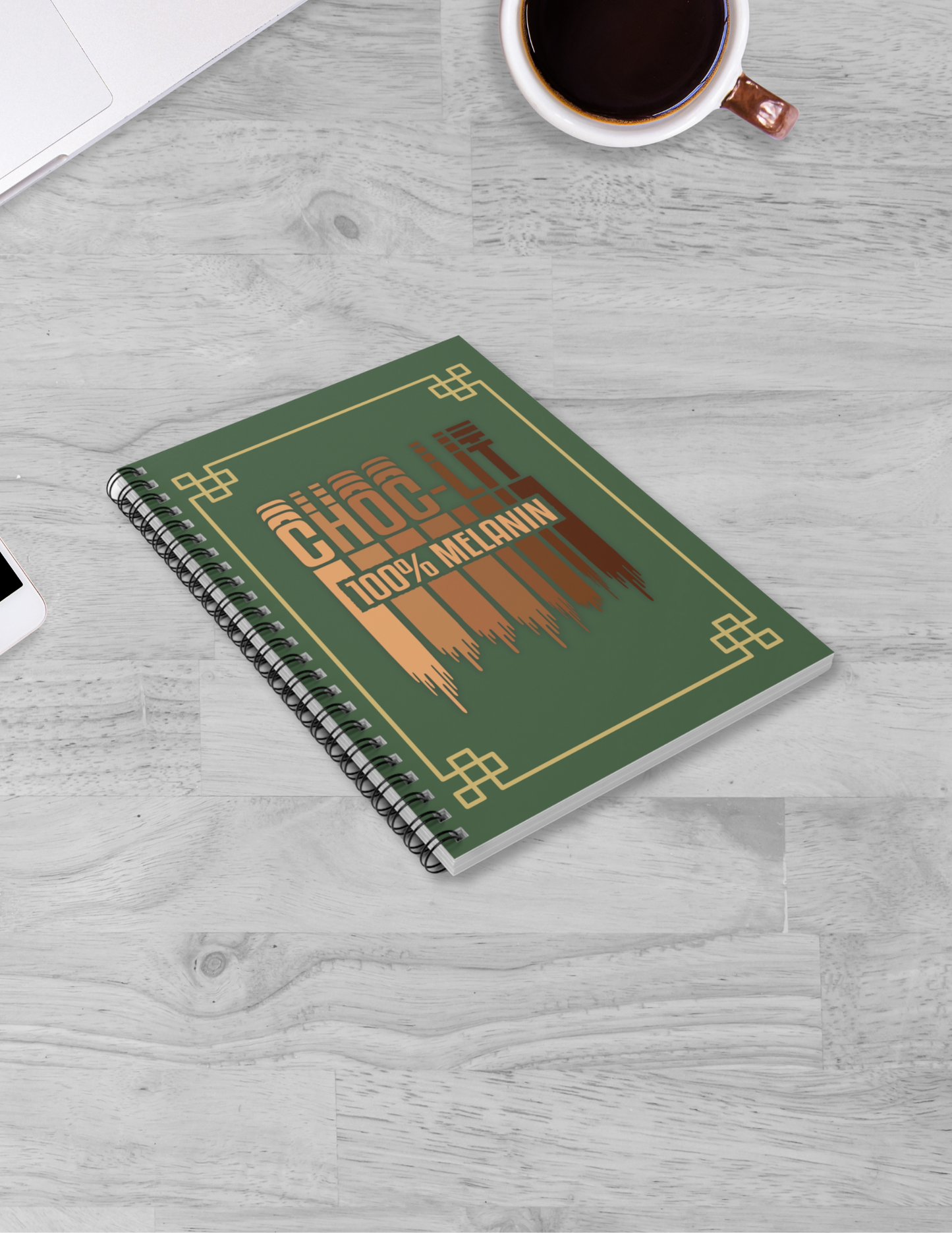 Choc-Lit Chronicles Spiral Notebook