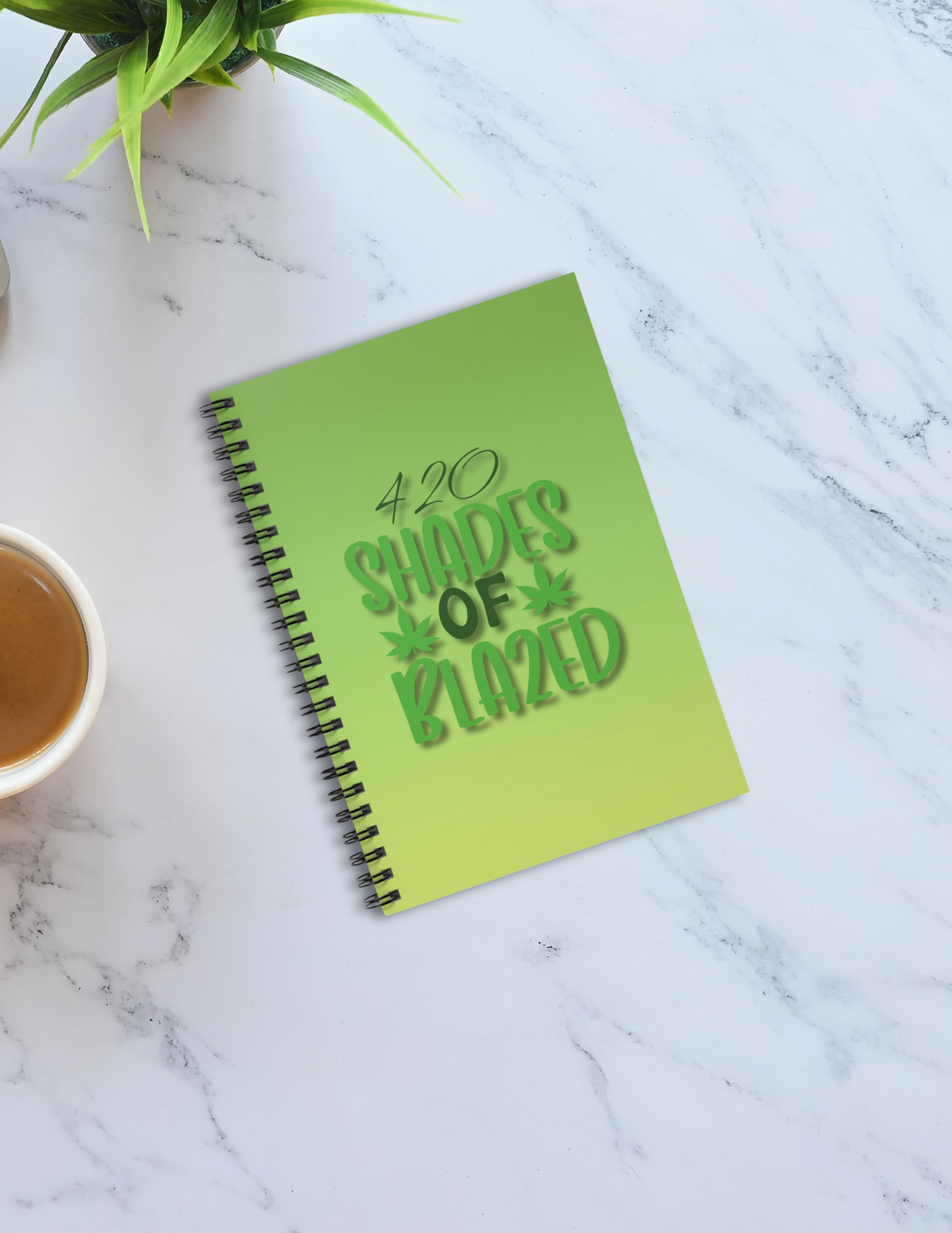 High Key Lit Spiral Notebook