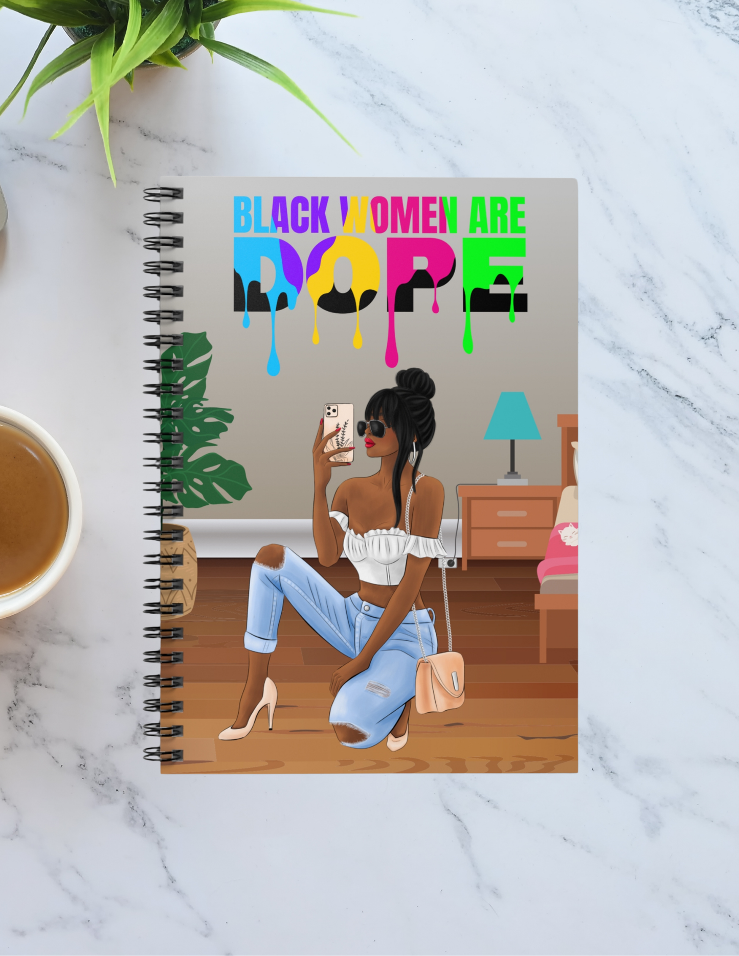 Dope by Design Spiral Notebook