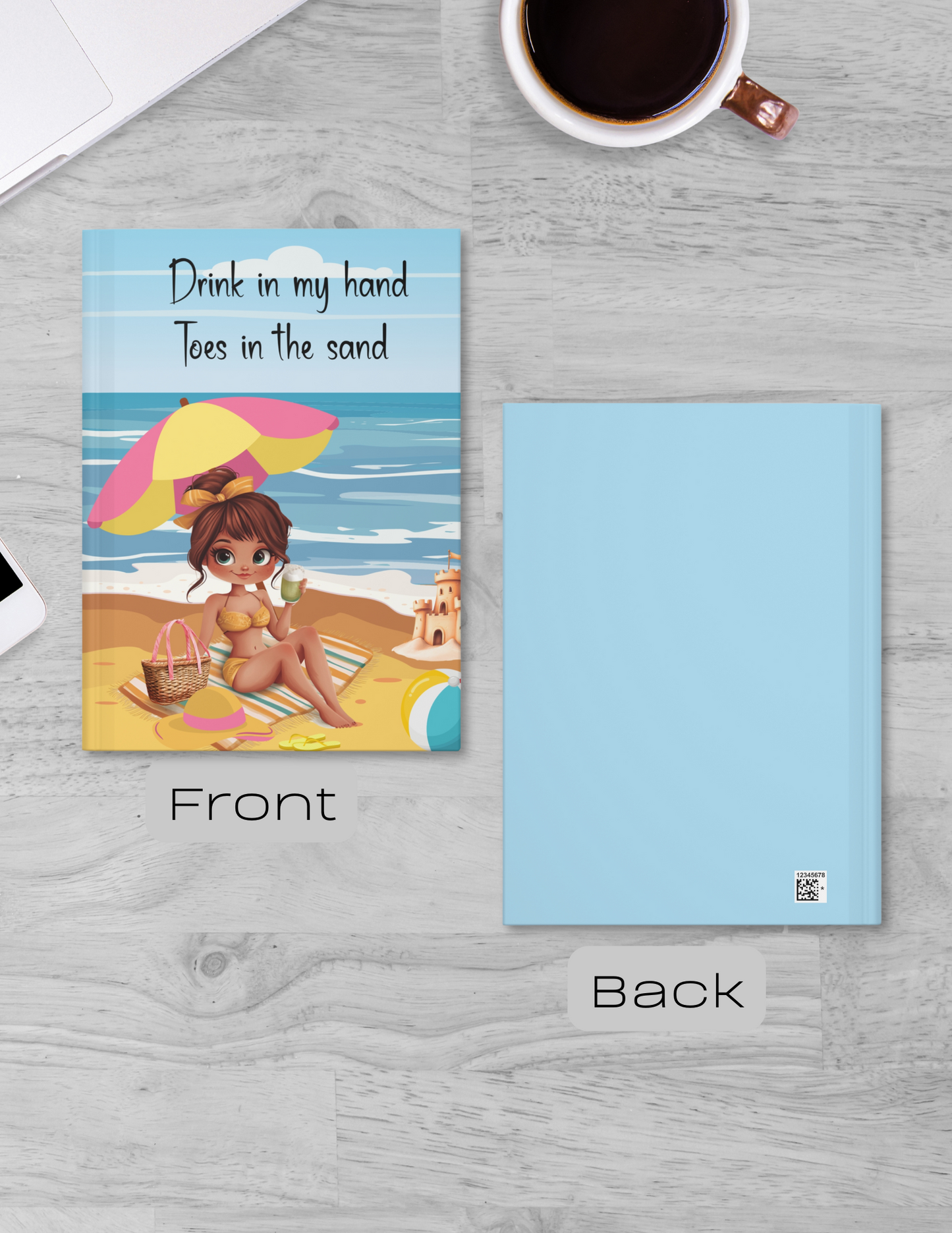 Sippin’ Pretty Hardcover Journal
