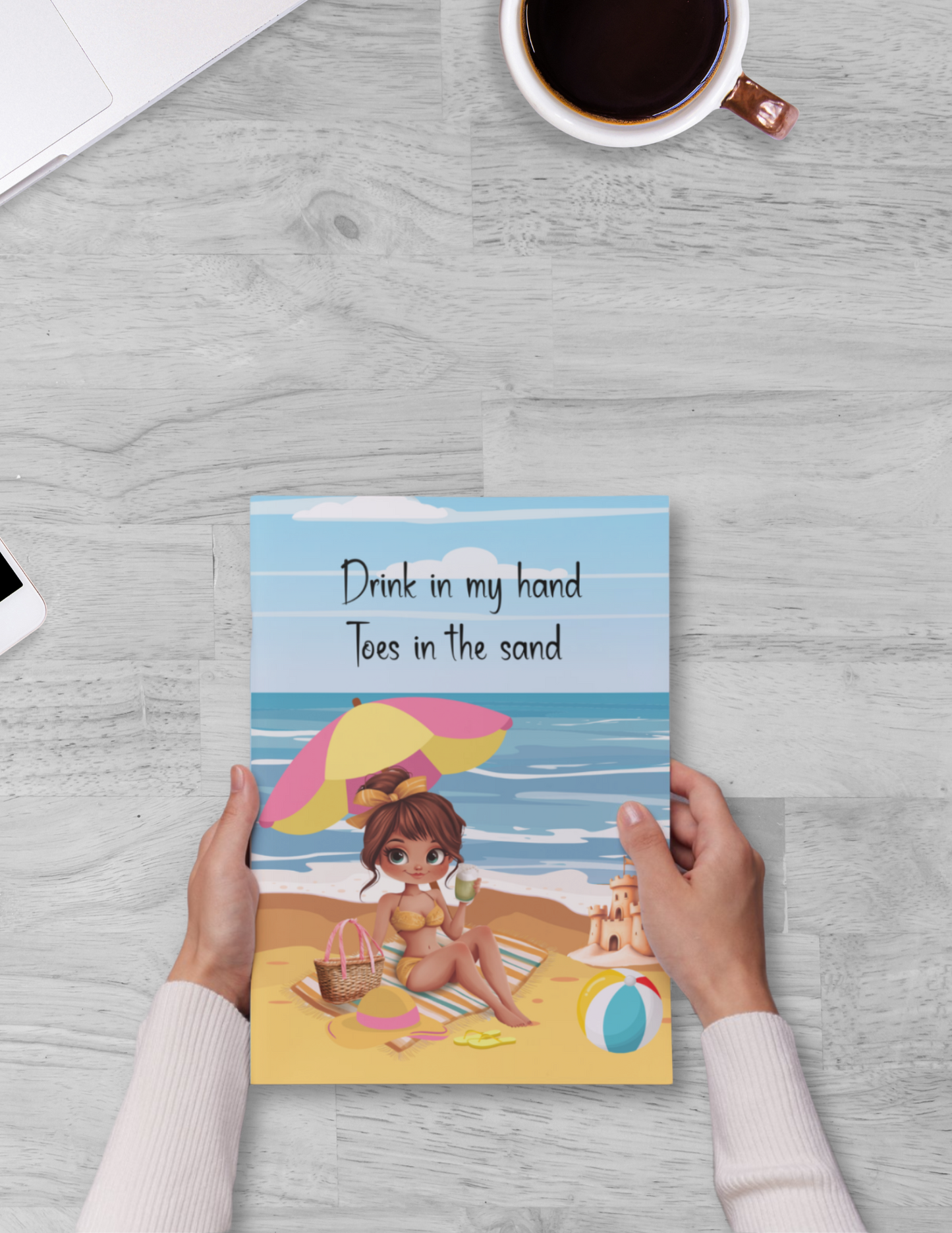 Sippin’ Pretty Hardcover Journal