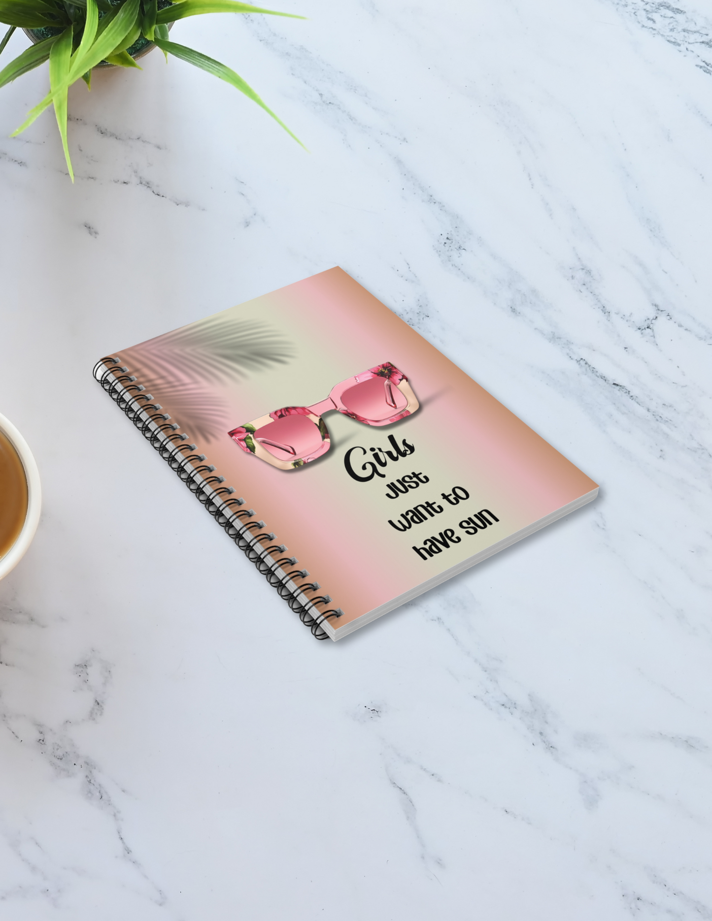 Sun Dazed Spiral Notebook