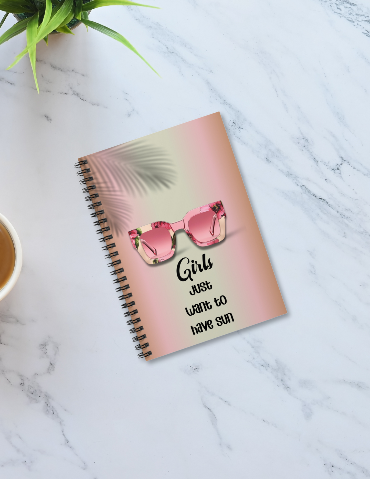 Sun Dazed Spiral Notebook