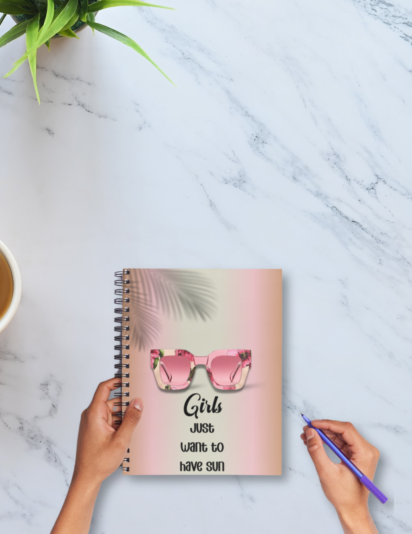 Sun Dazed Spiral Notebook