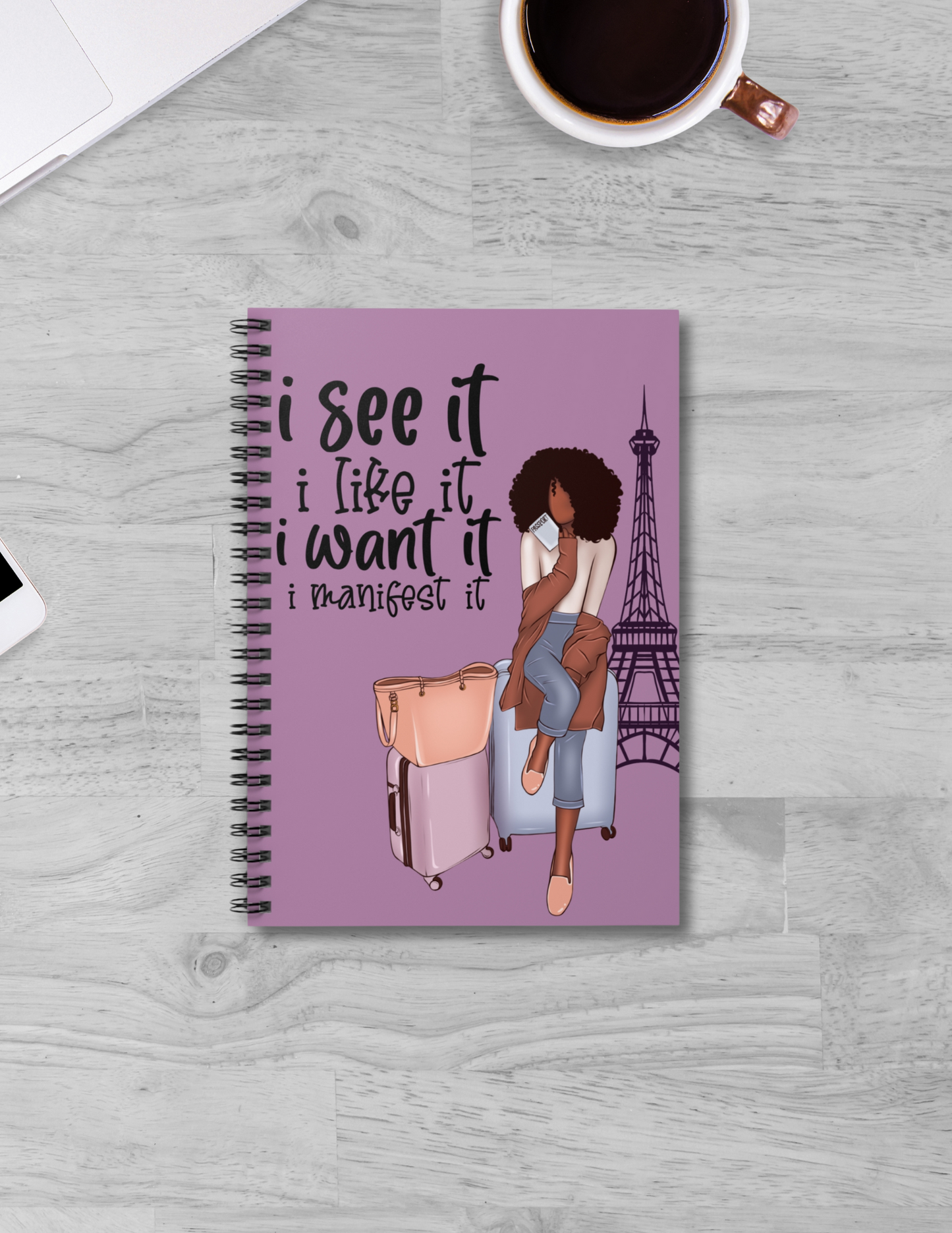 Booked & Blessed Spiral Notebook