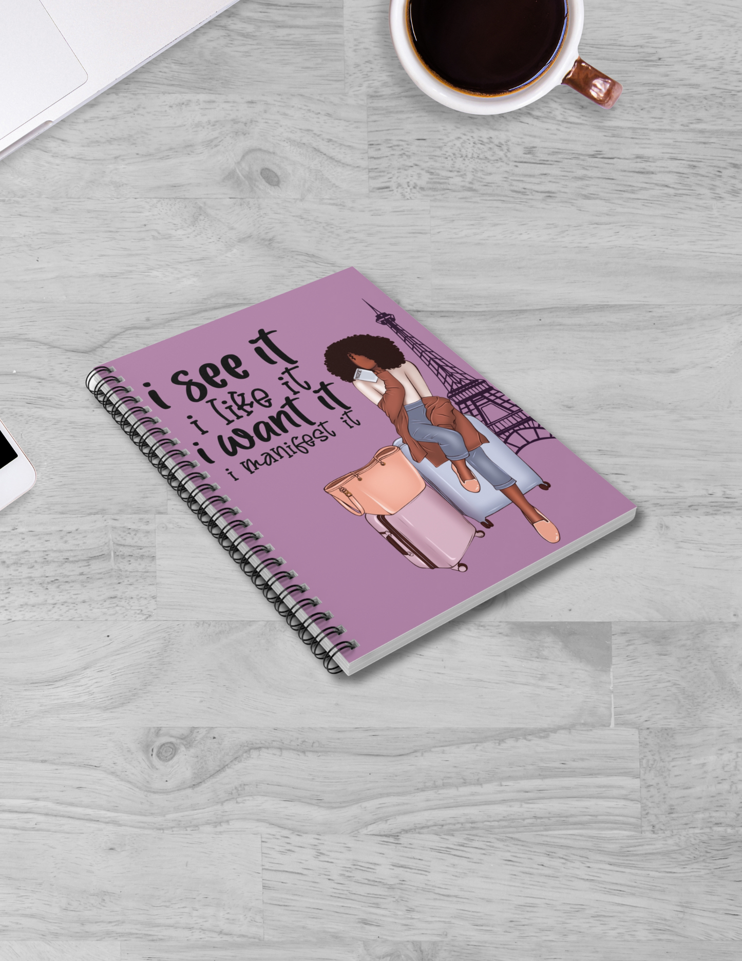 Booked & Blessed Spiral Notebook