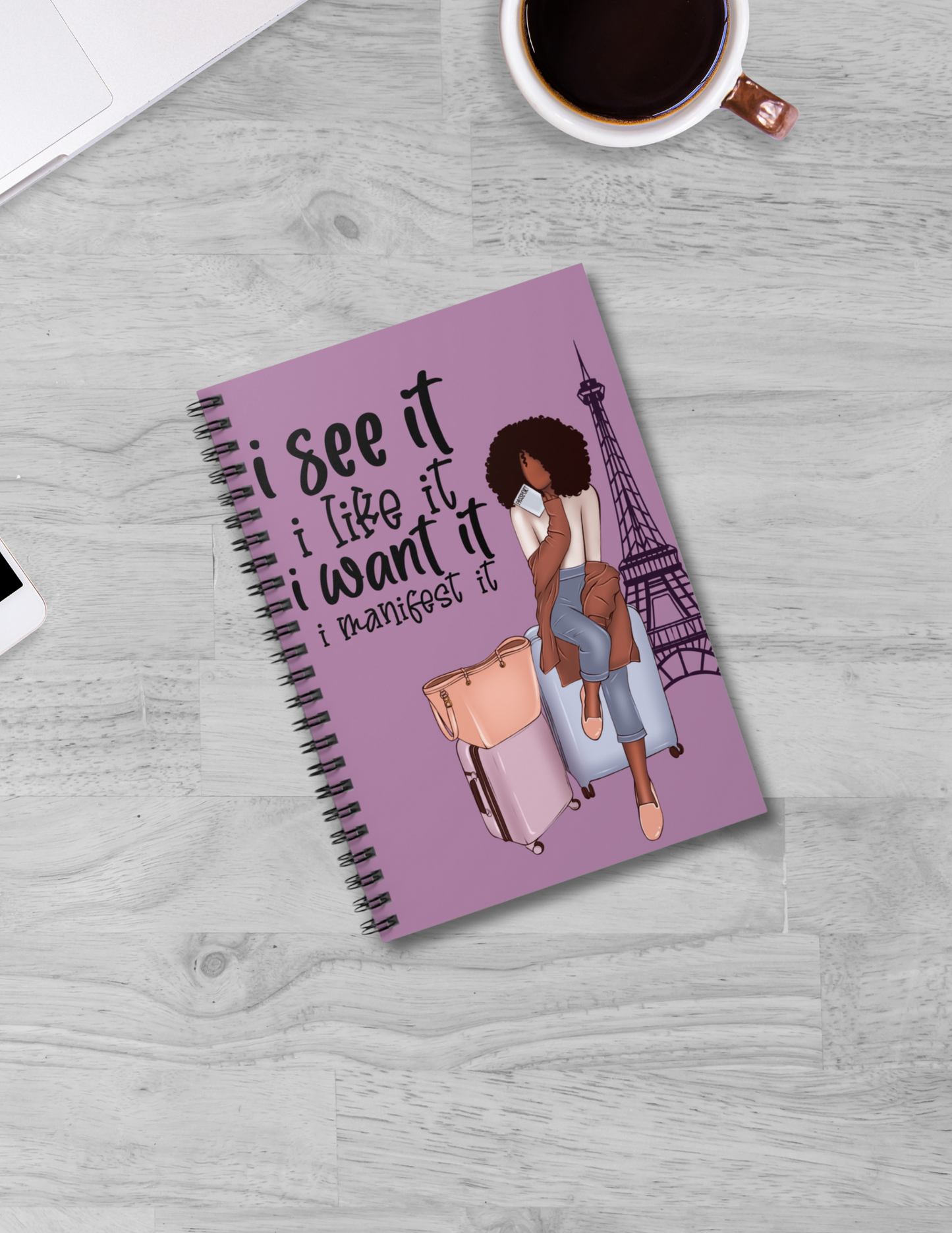 Booked & Blessed Spiral Notebook