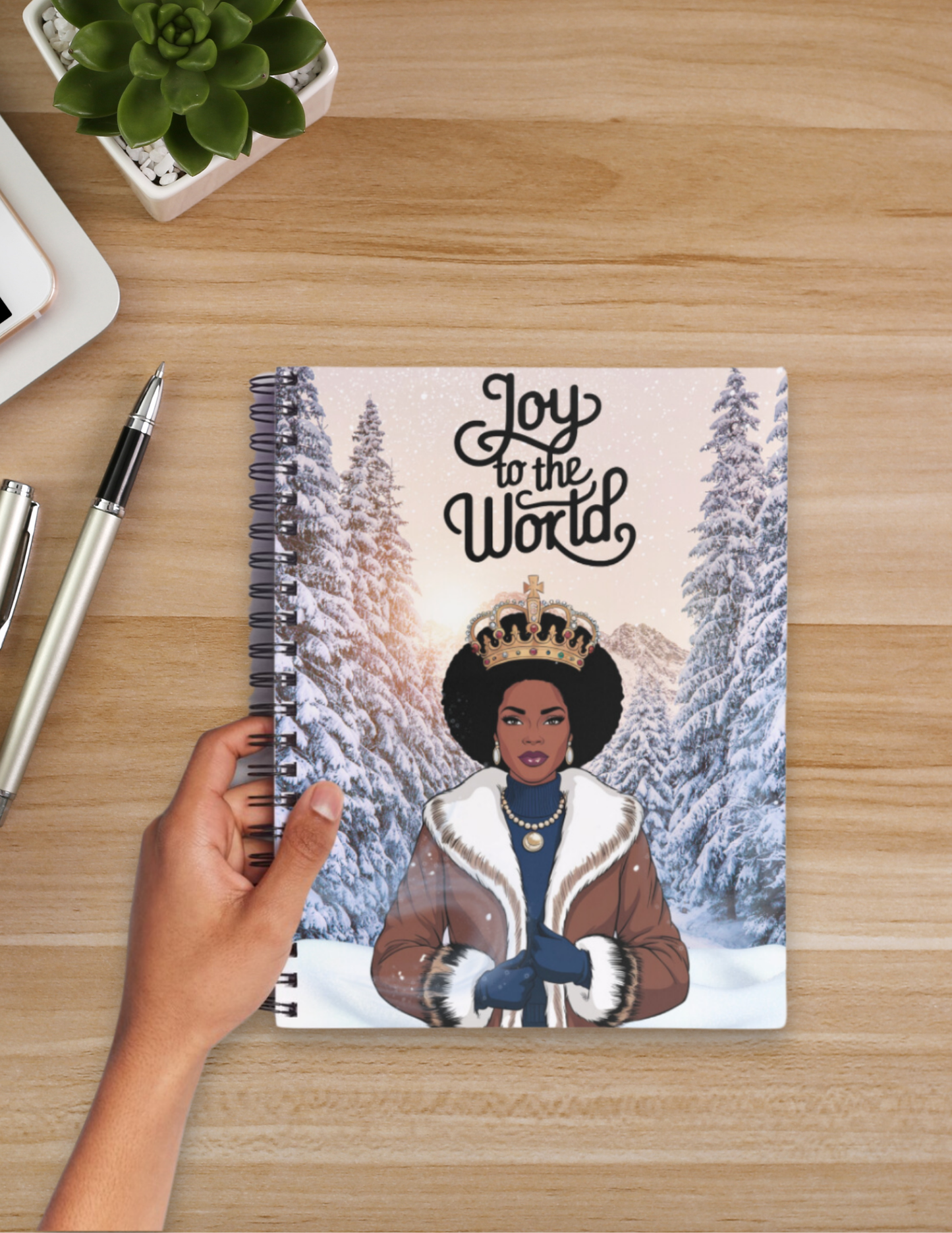 Queen of Winter Spiral Notebook