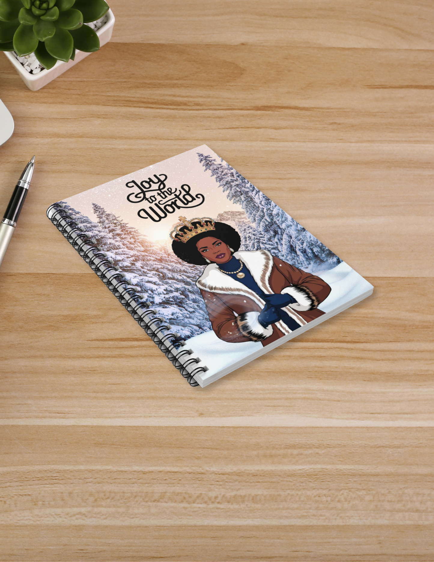 Queen of Winter Spiral Notebook