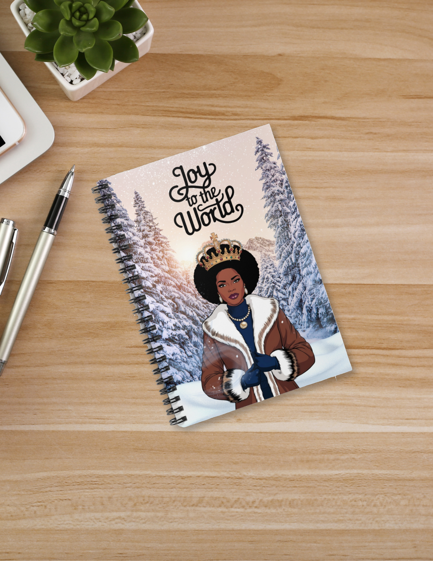 Queen of Winter Spiral Notebook