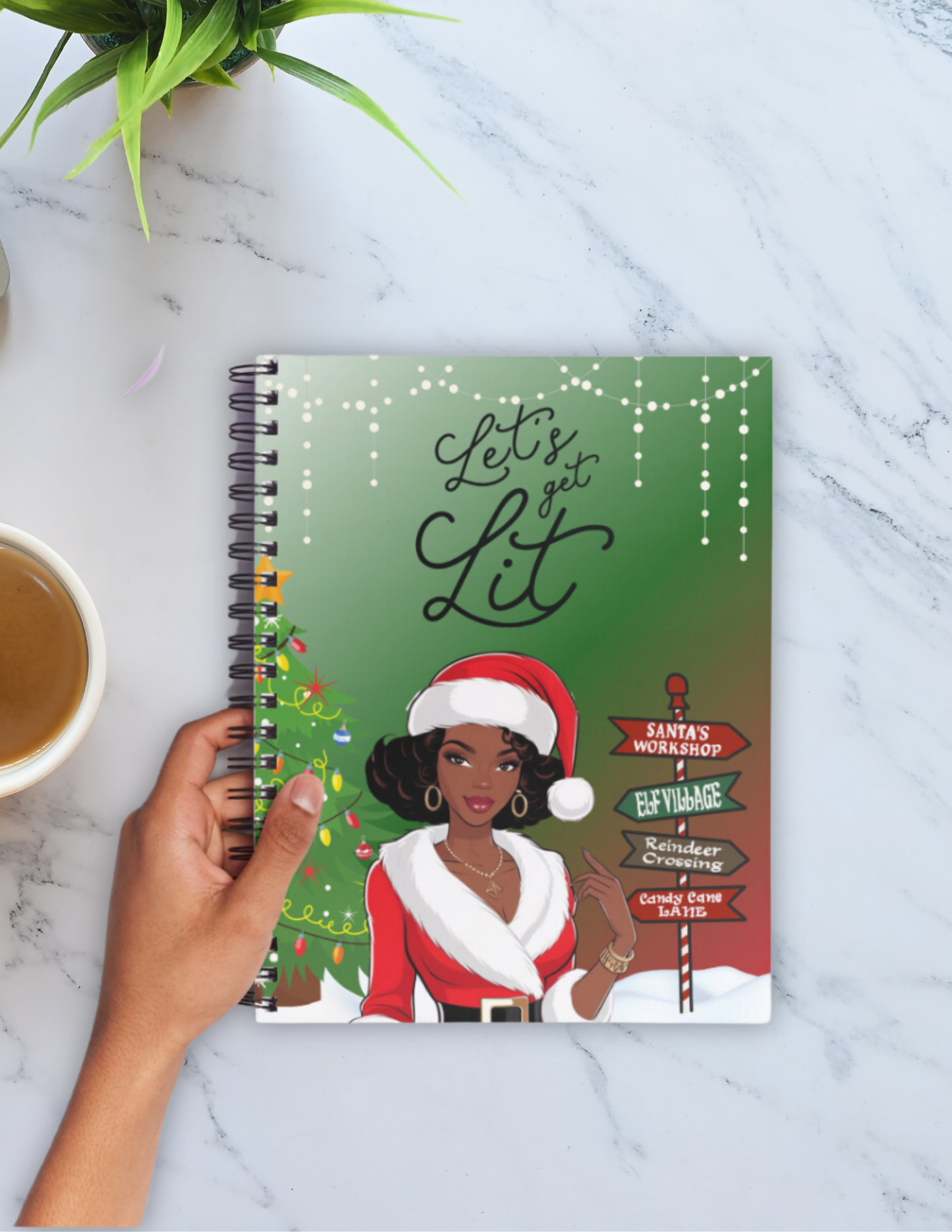 Lit for the Holidays Spiral Notebook