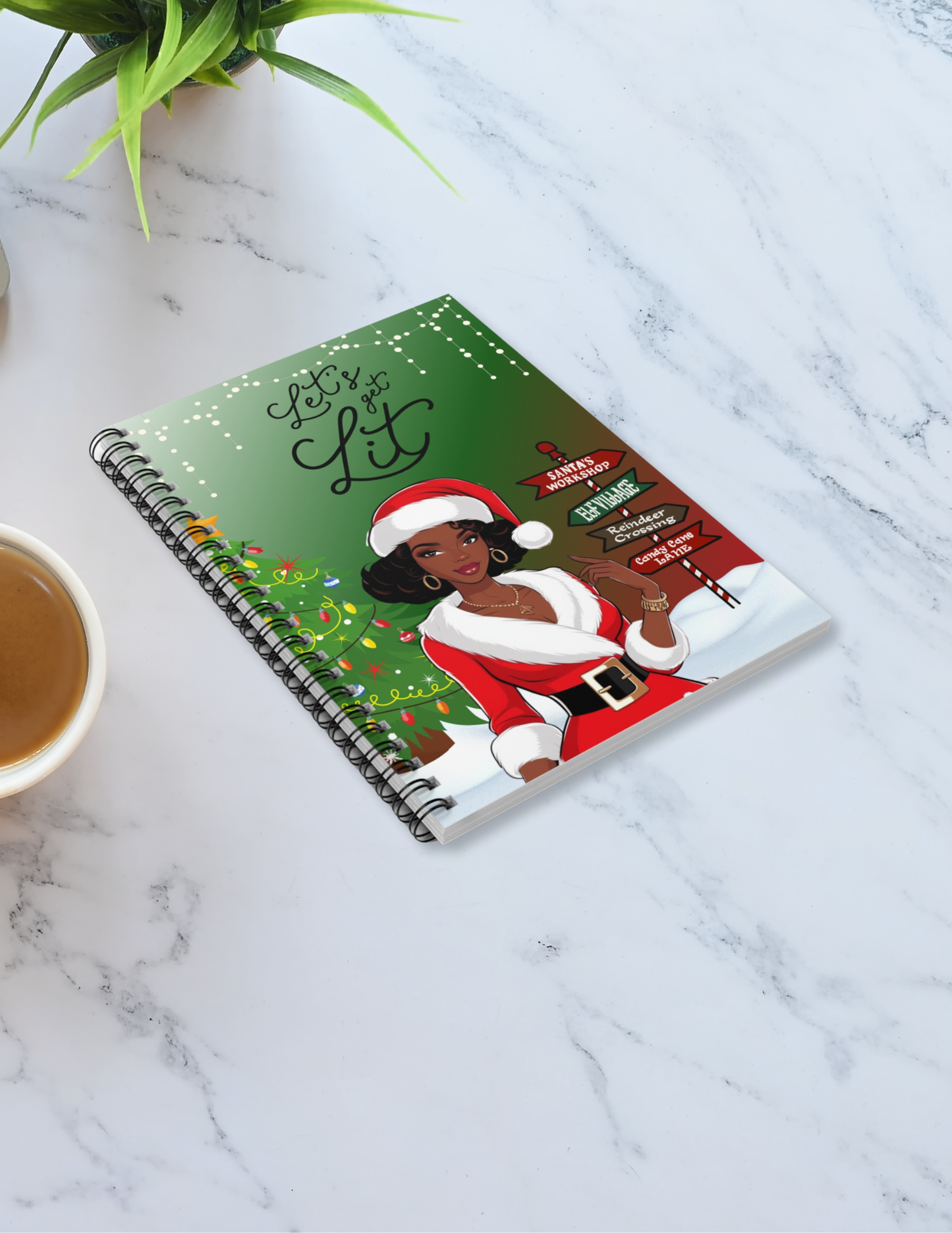 Lit for the Holidays Spiral Notebook