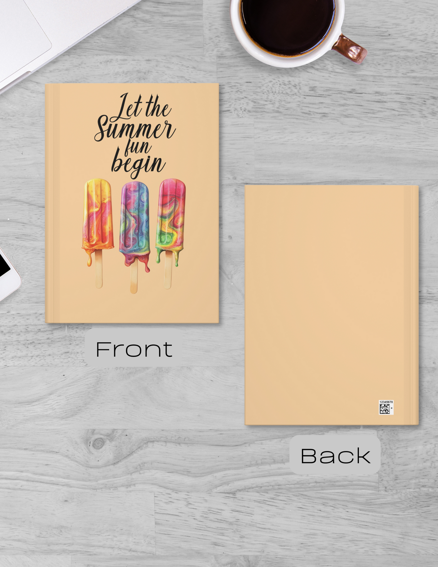 Cold Treats, Hot Vibes Hardcover Journal