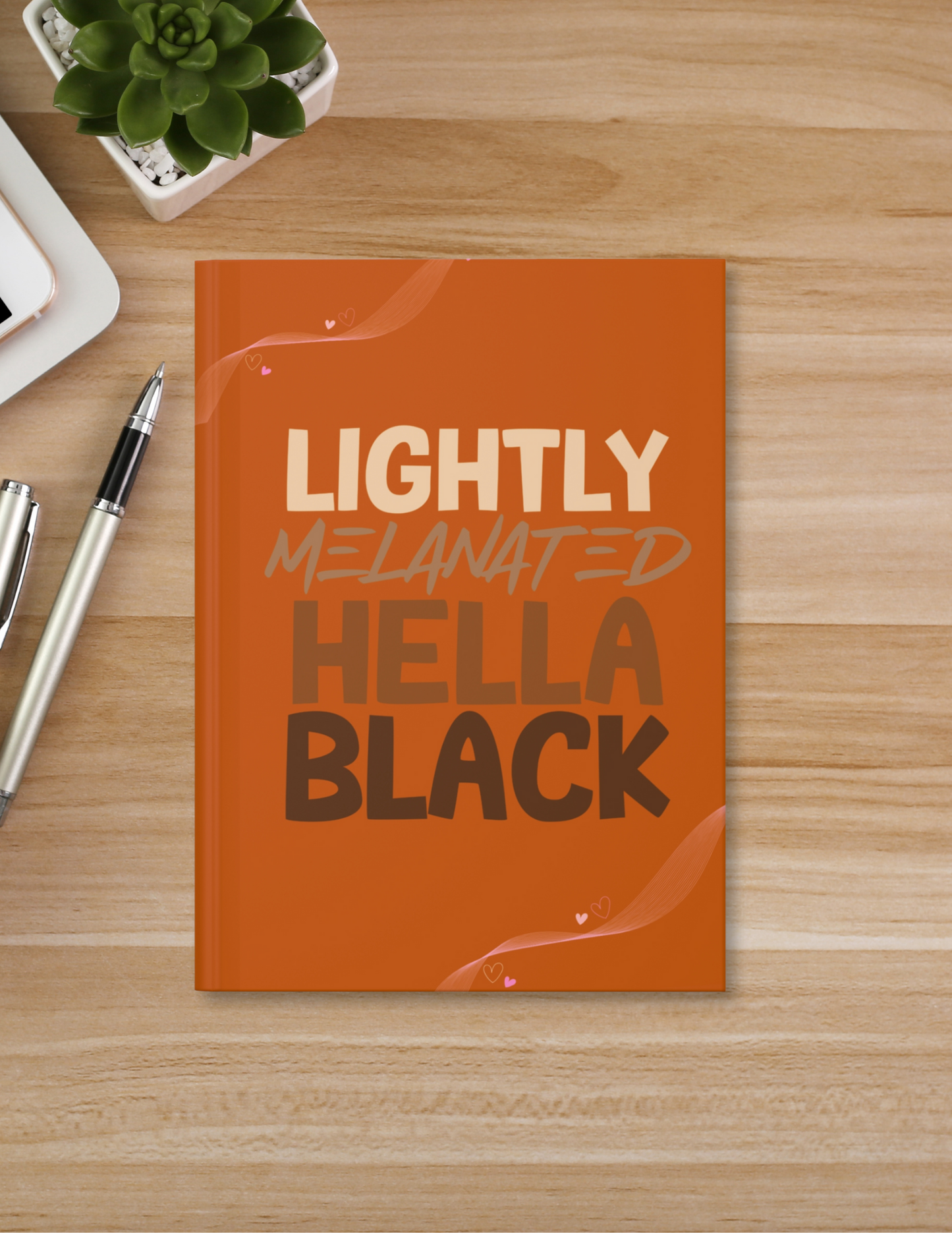 Black & Bold Hardcover Journal