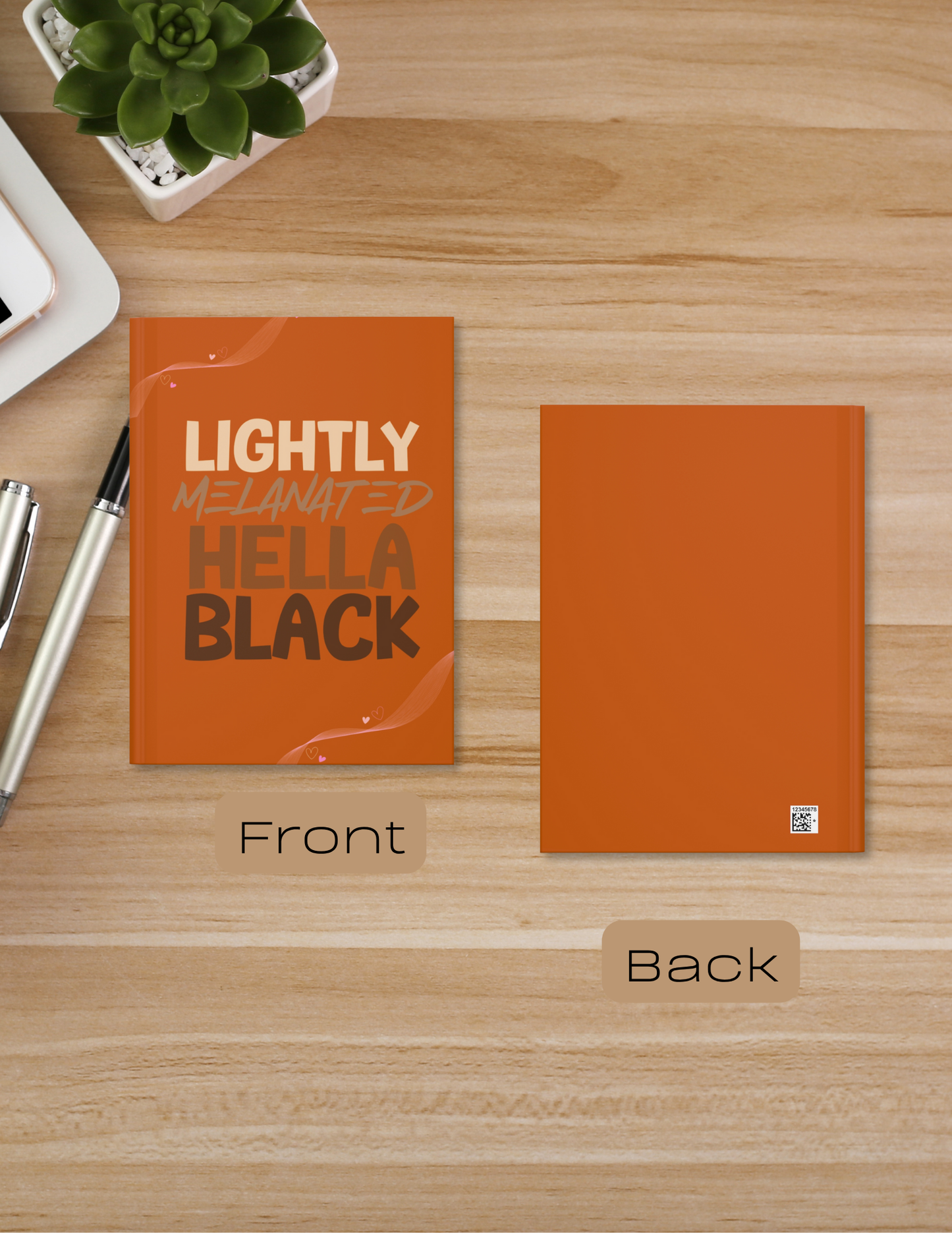 Black & Bold Hardcover Journal