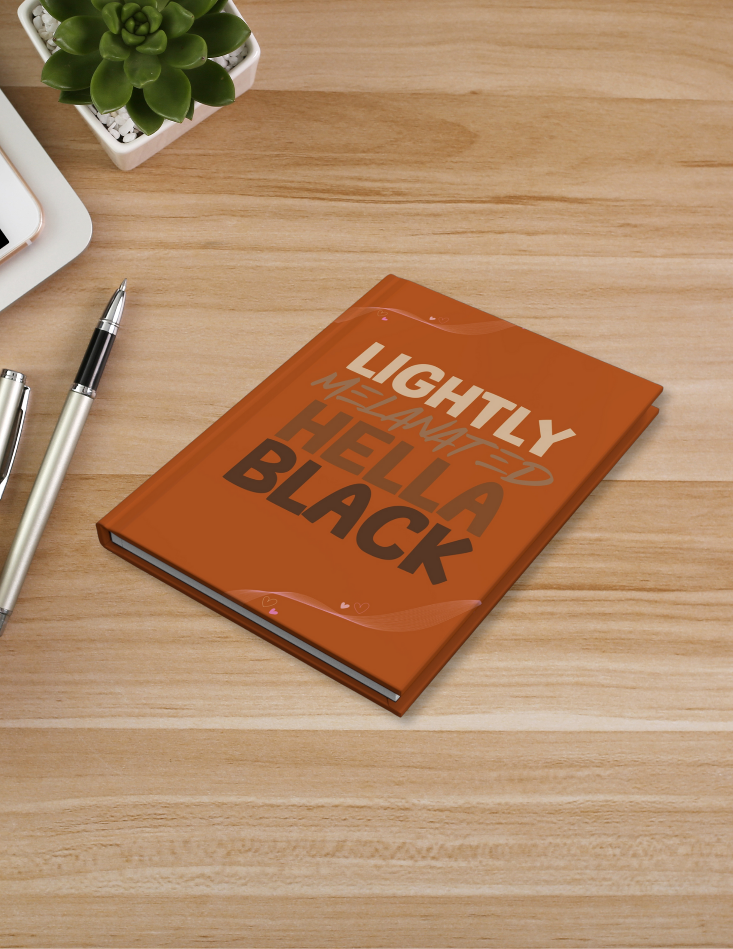 Black & Bold Hardcover Journal