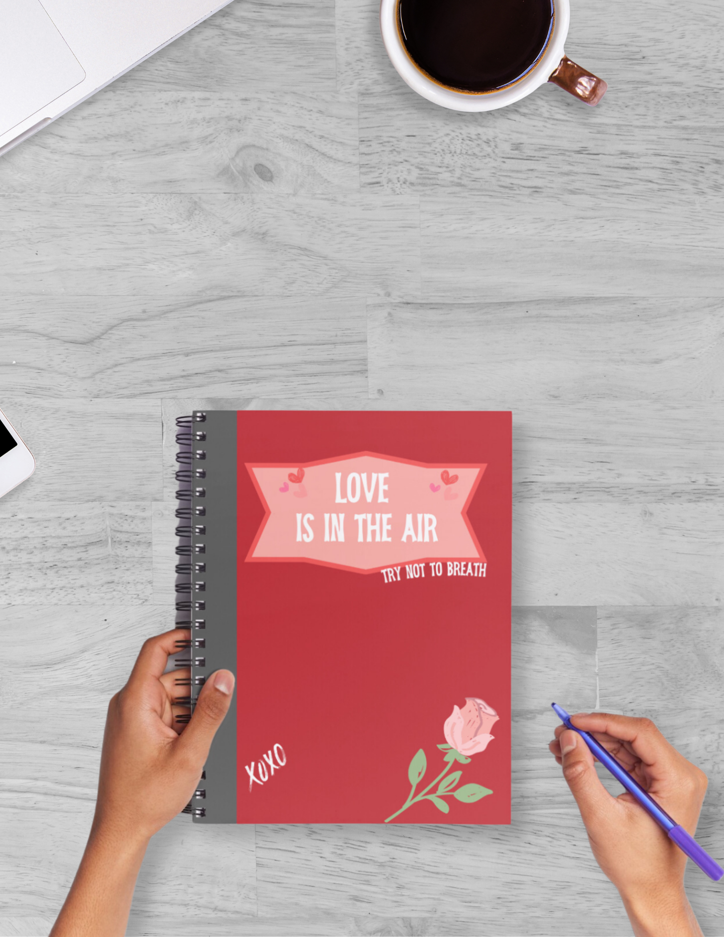 Love Unwritten Spiral Notebook
