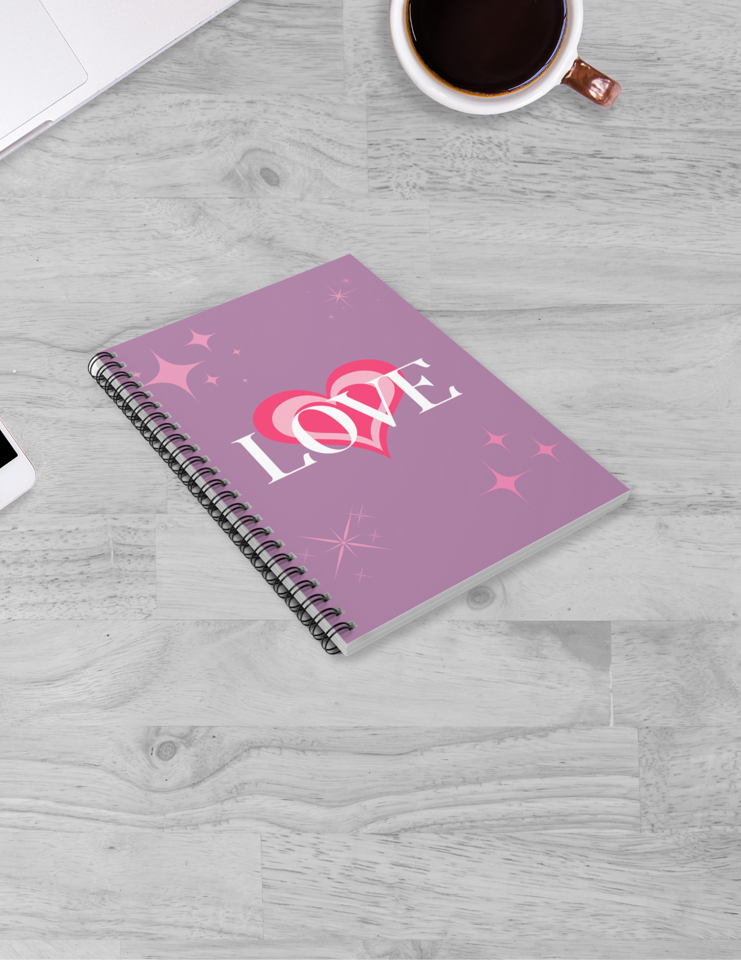Forever Love Spiral Notebook