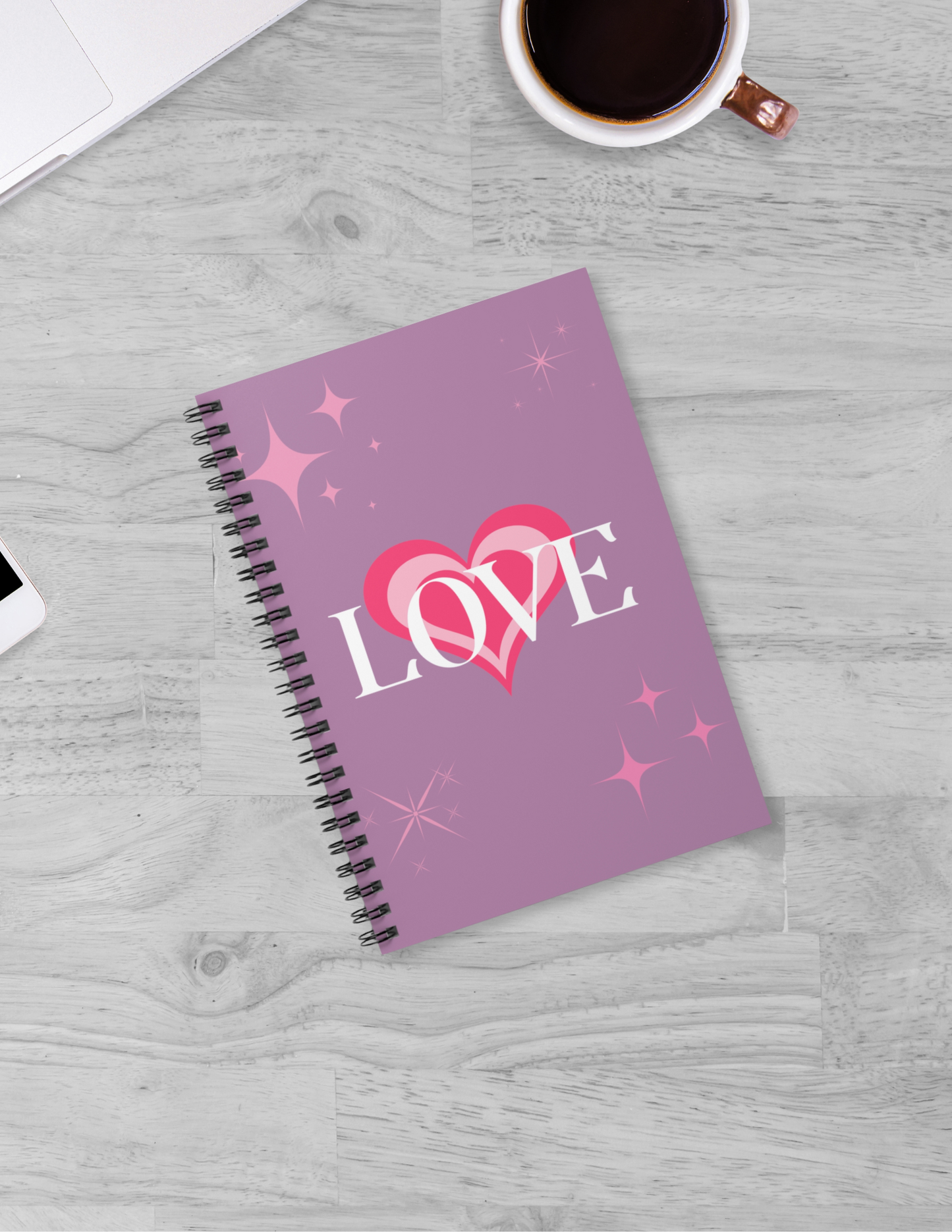 Forever Love Spiral Notebook