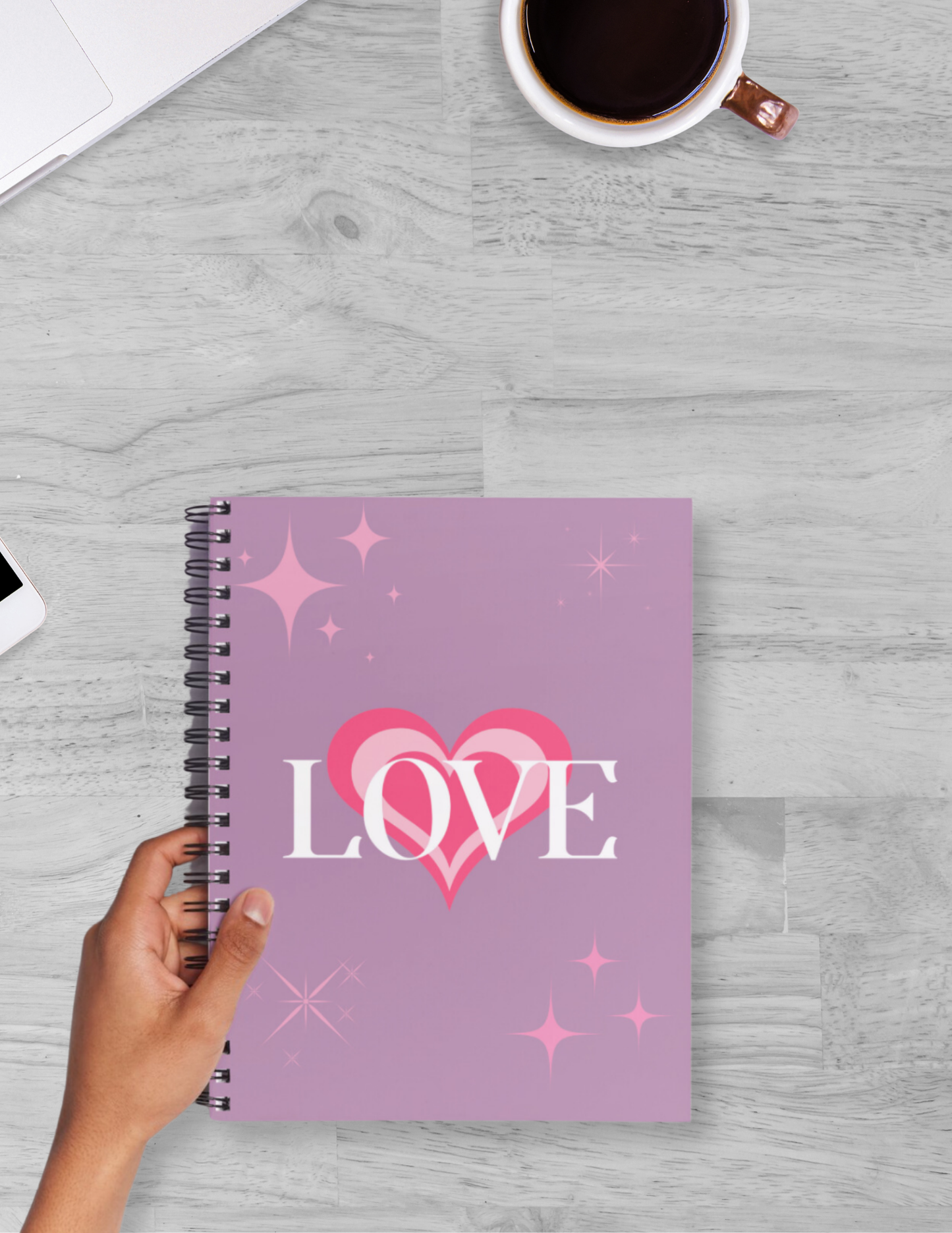 Forever Love Spiral Notebook