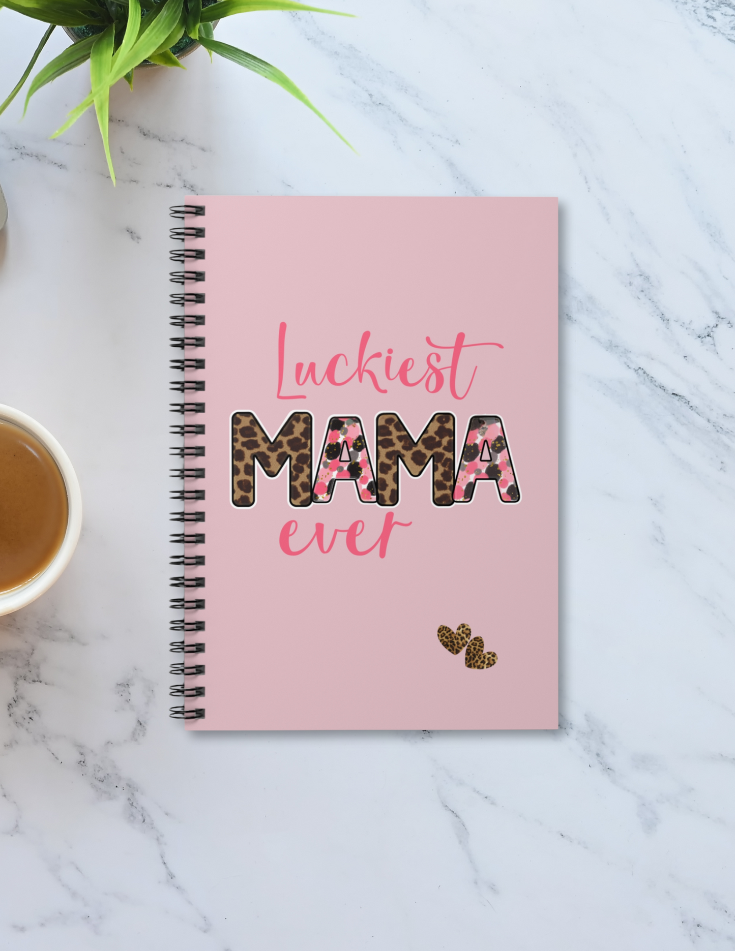 Lucky Mama Vibes Spiral Notebook