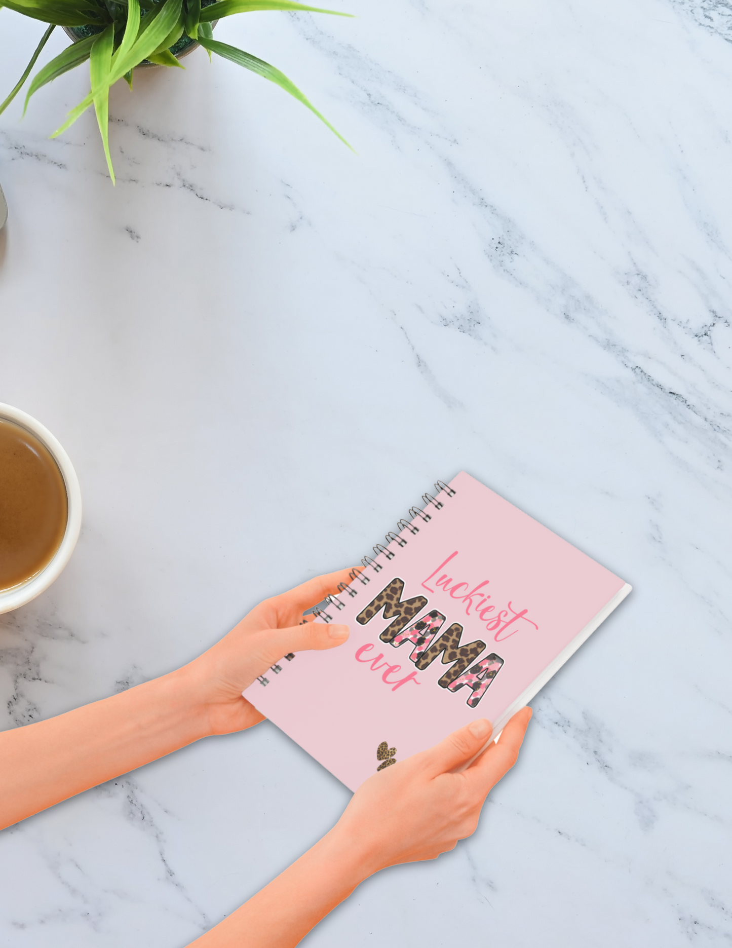 Lucky Mama Vibes Spiral Notebook
