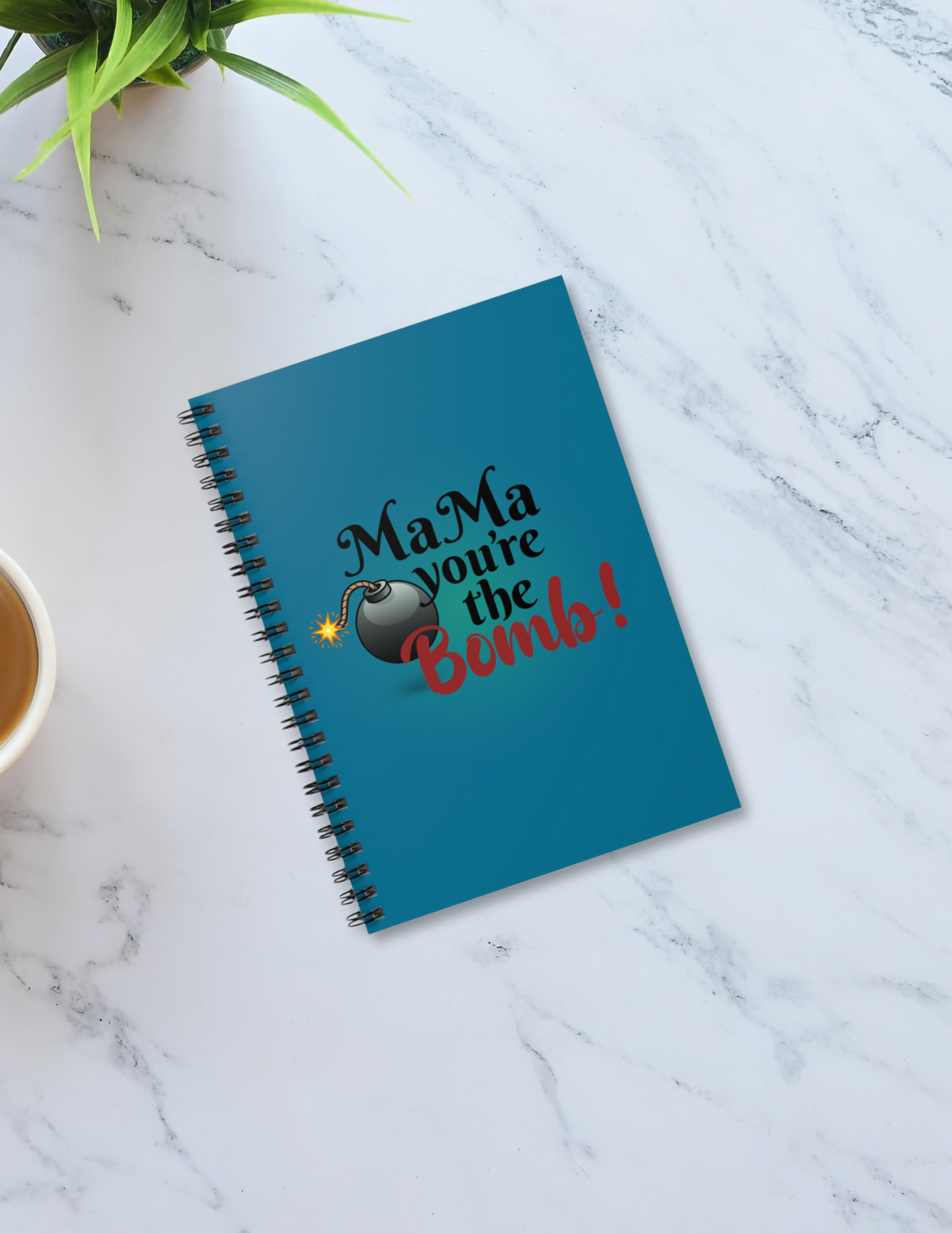 Bomb Mama Energy Spiral Notebook