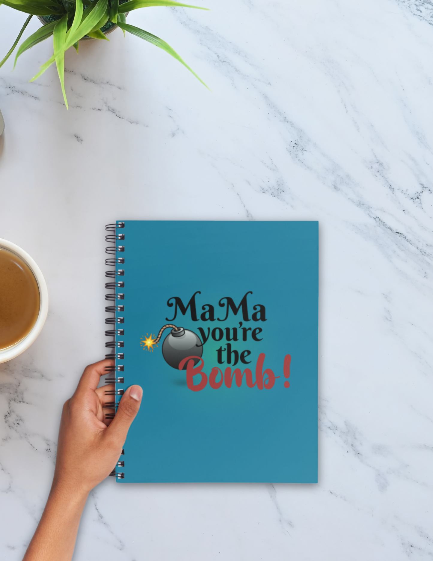 Bomb Mama Energy Spiral Notebook