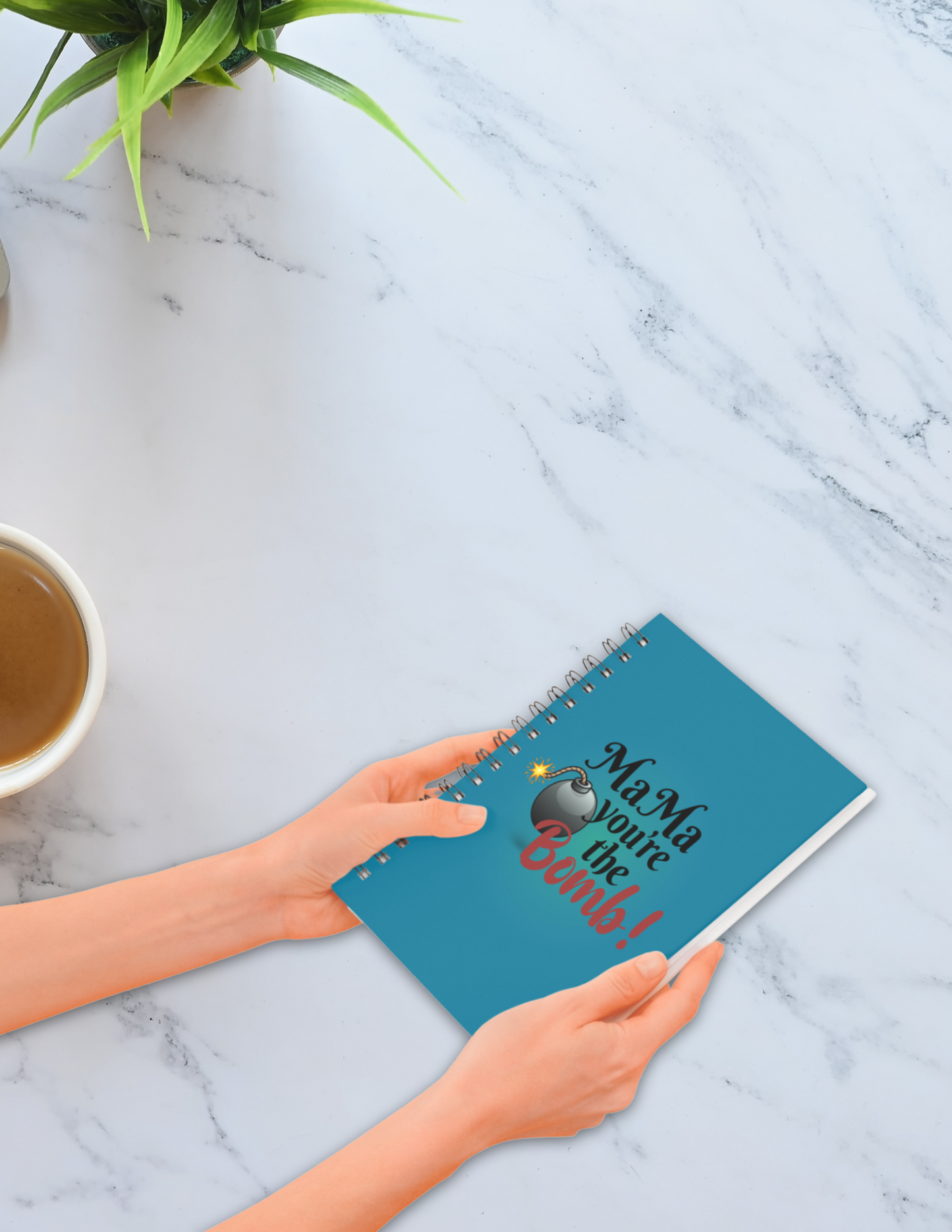 Bomb Mama Energy Spiral Notebook