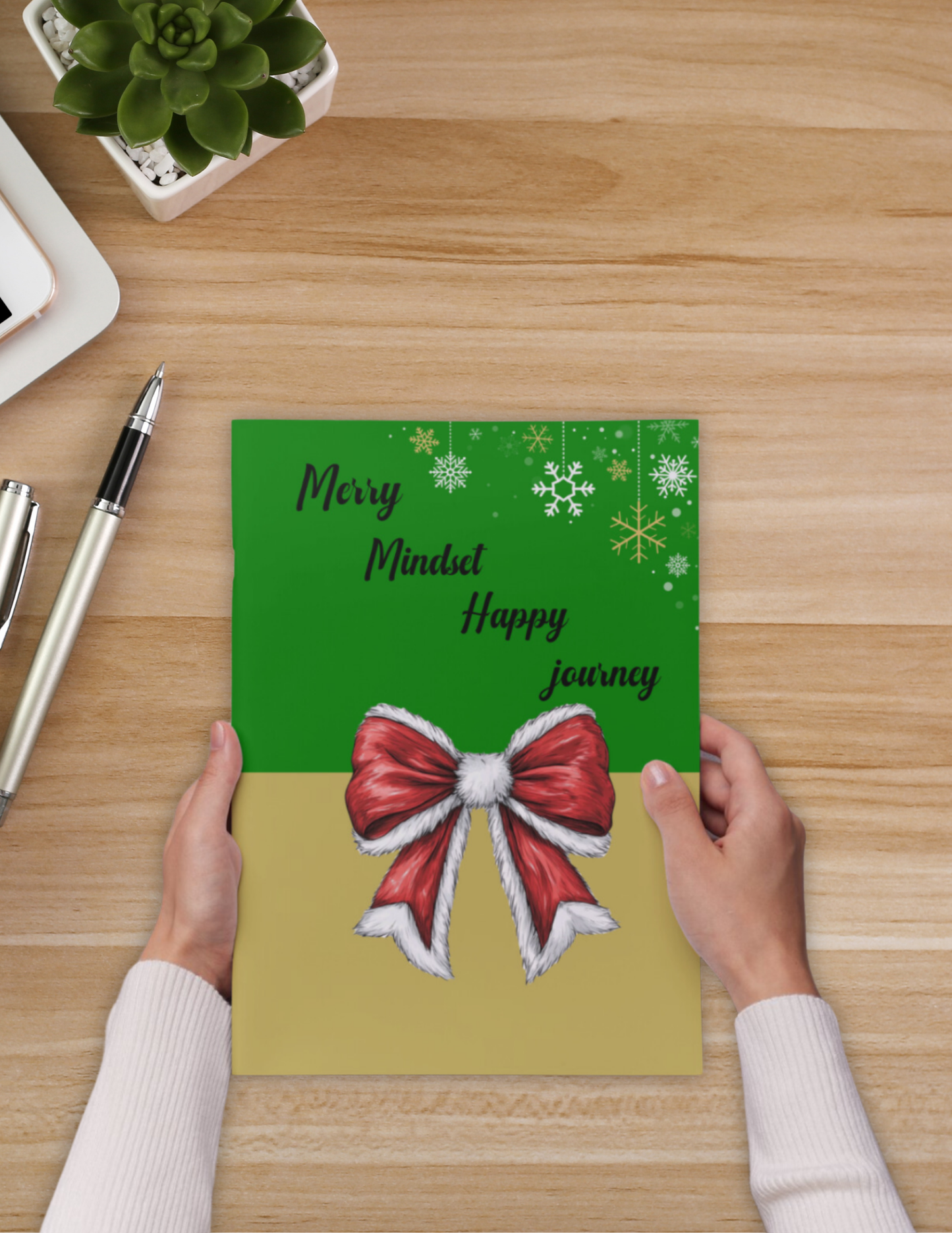 Golden Mindset Hardcover Journal