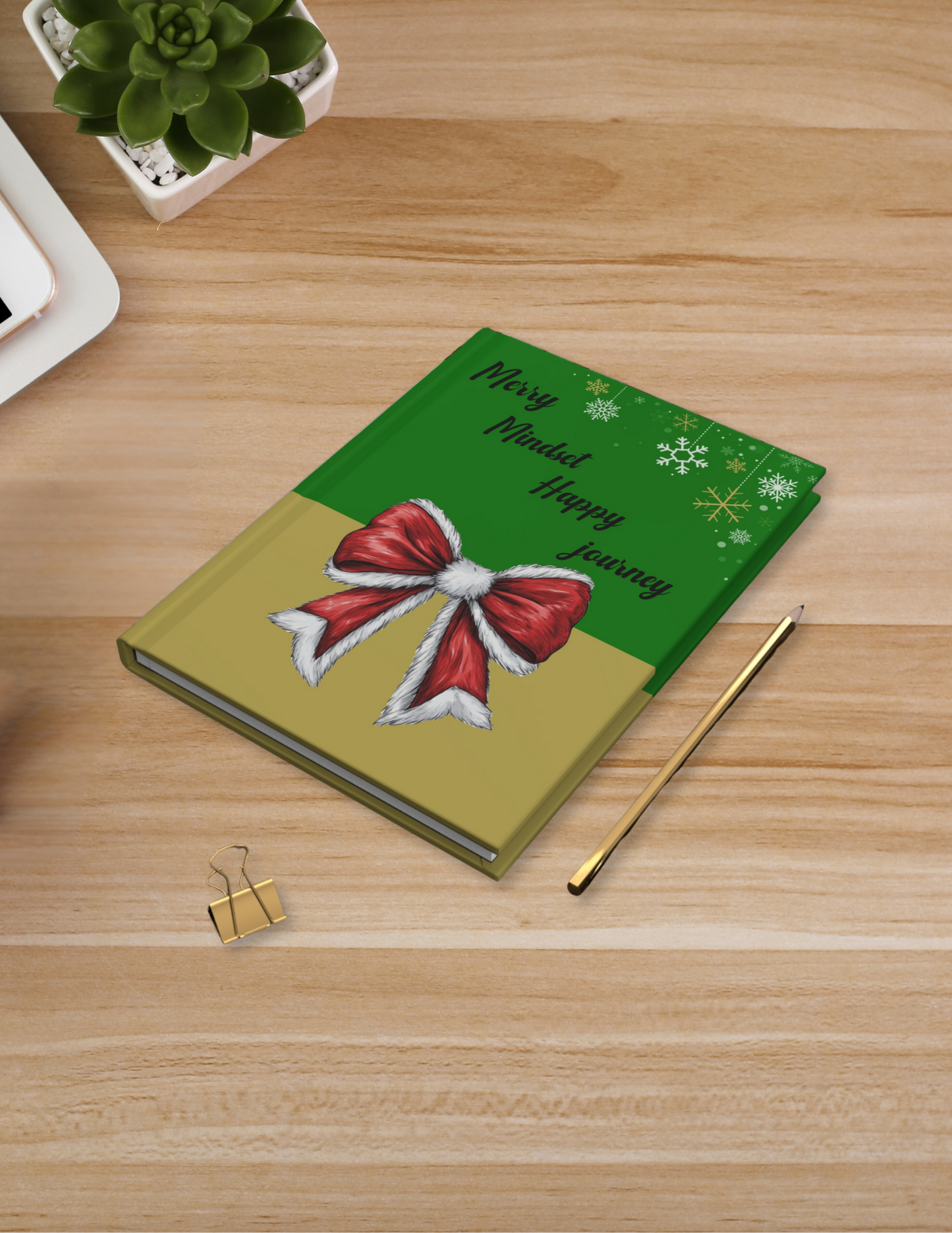Golden Mindset Hardcover Journal