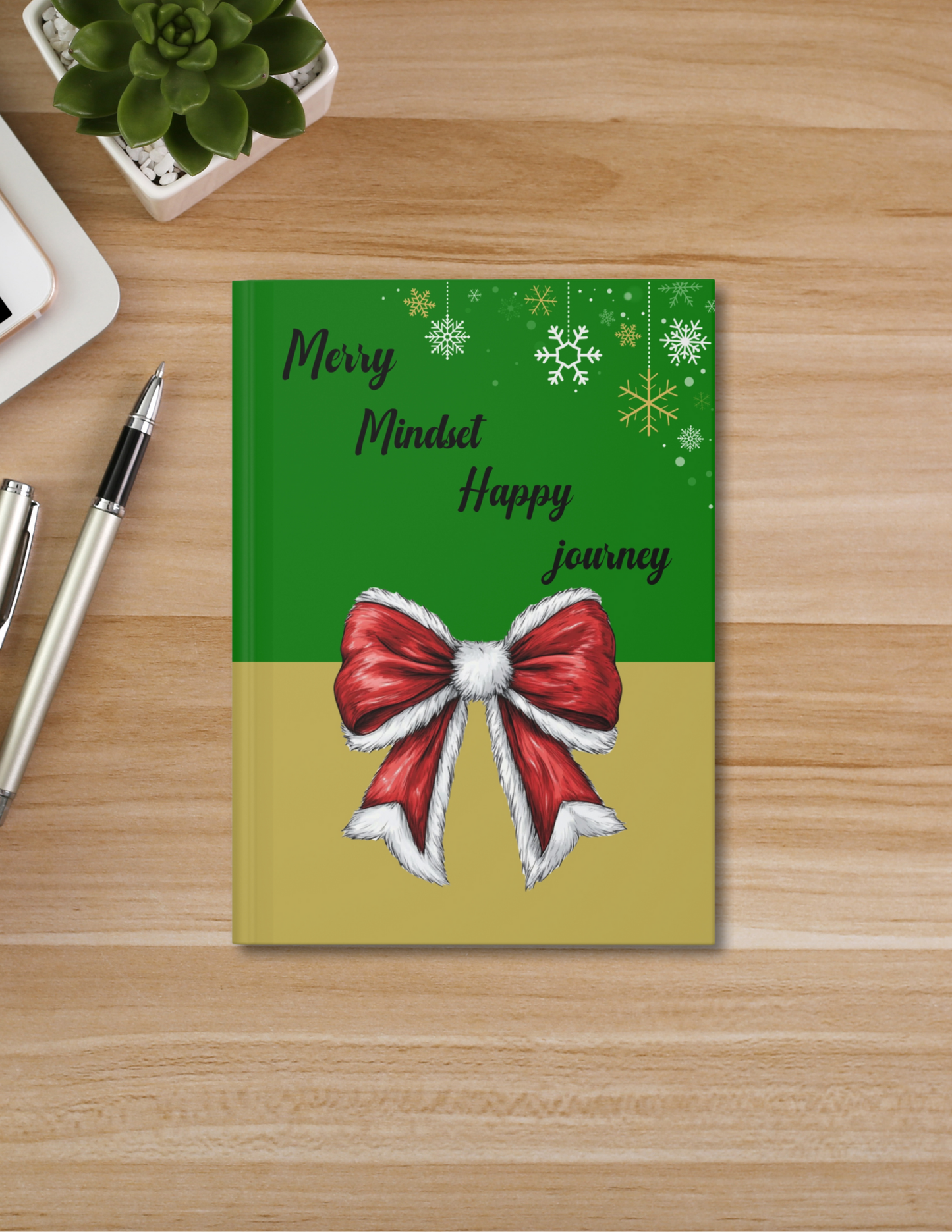Golden Mindset Hardcover Journal