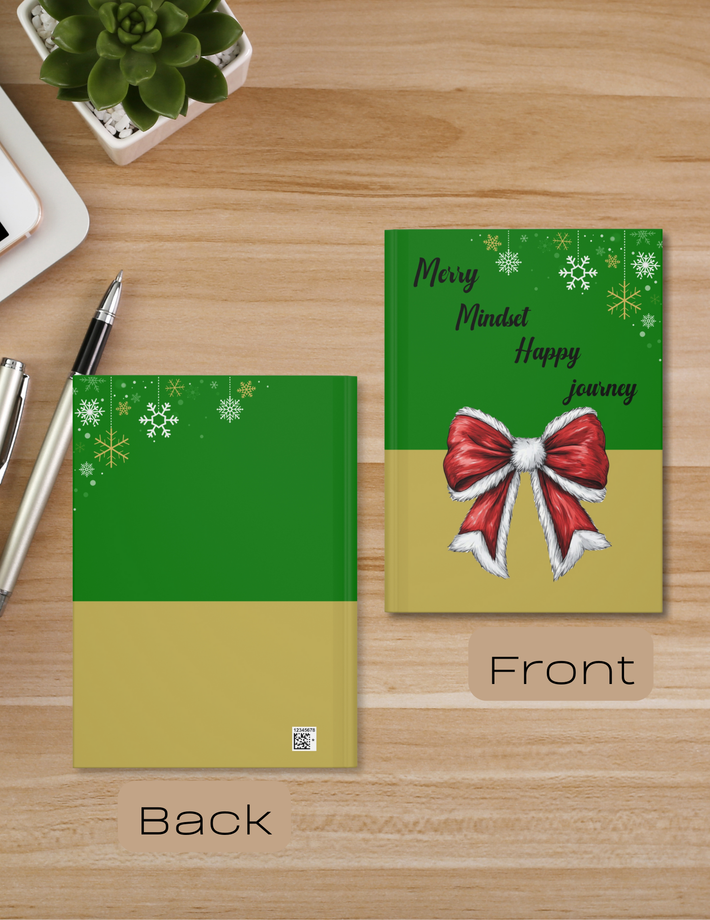 Golden Mindset Hardcover Journal