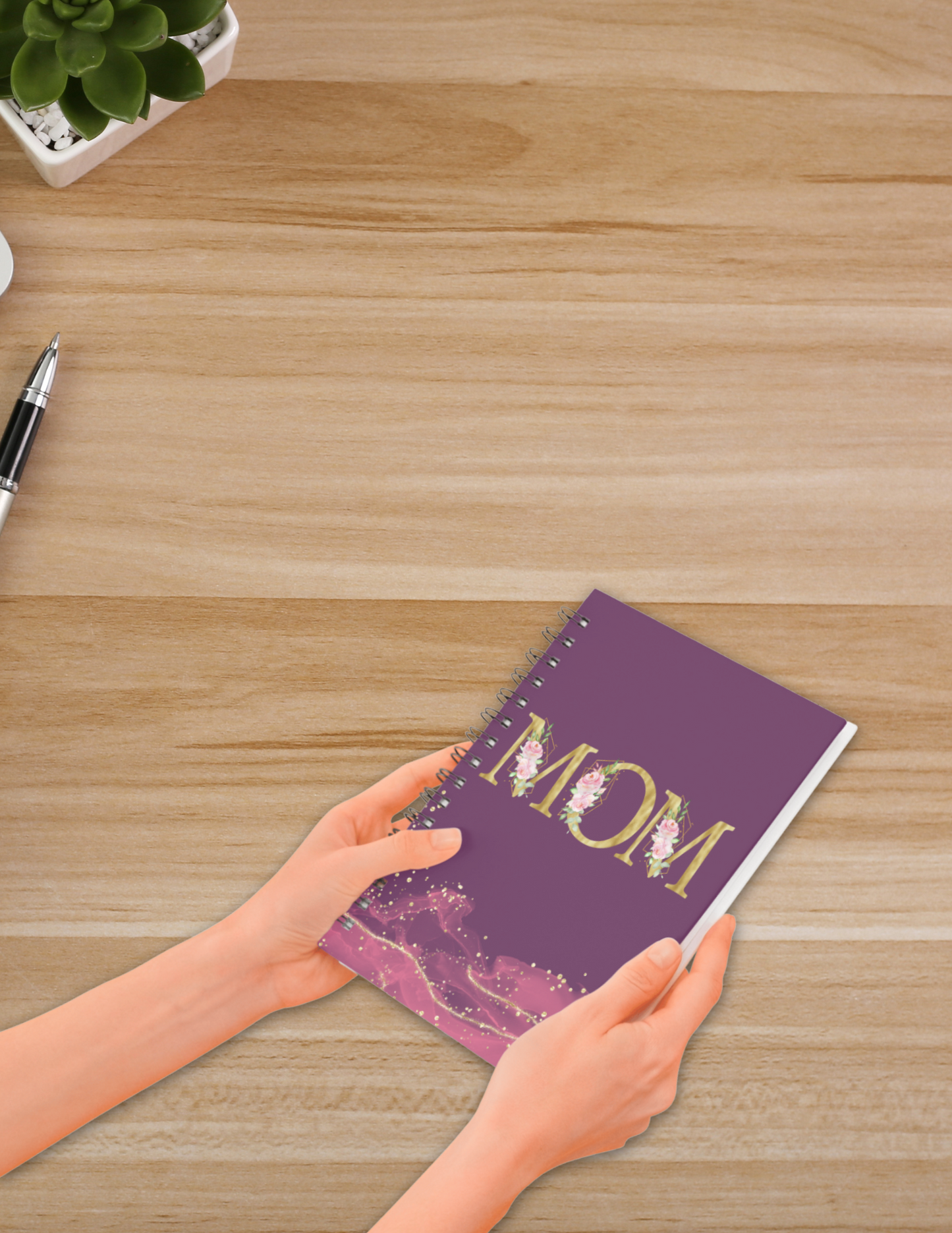 Mommy in Bloom Spiral Notebook