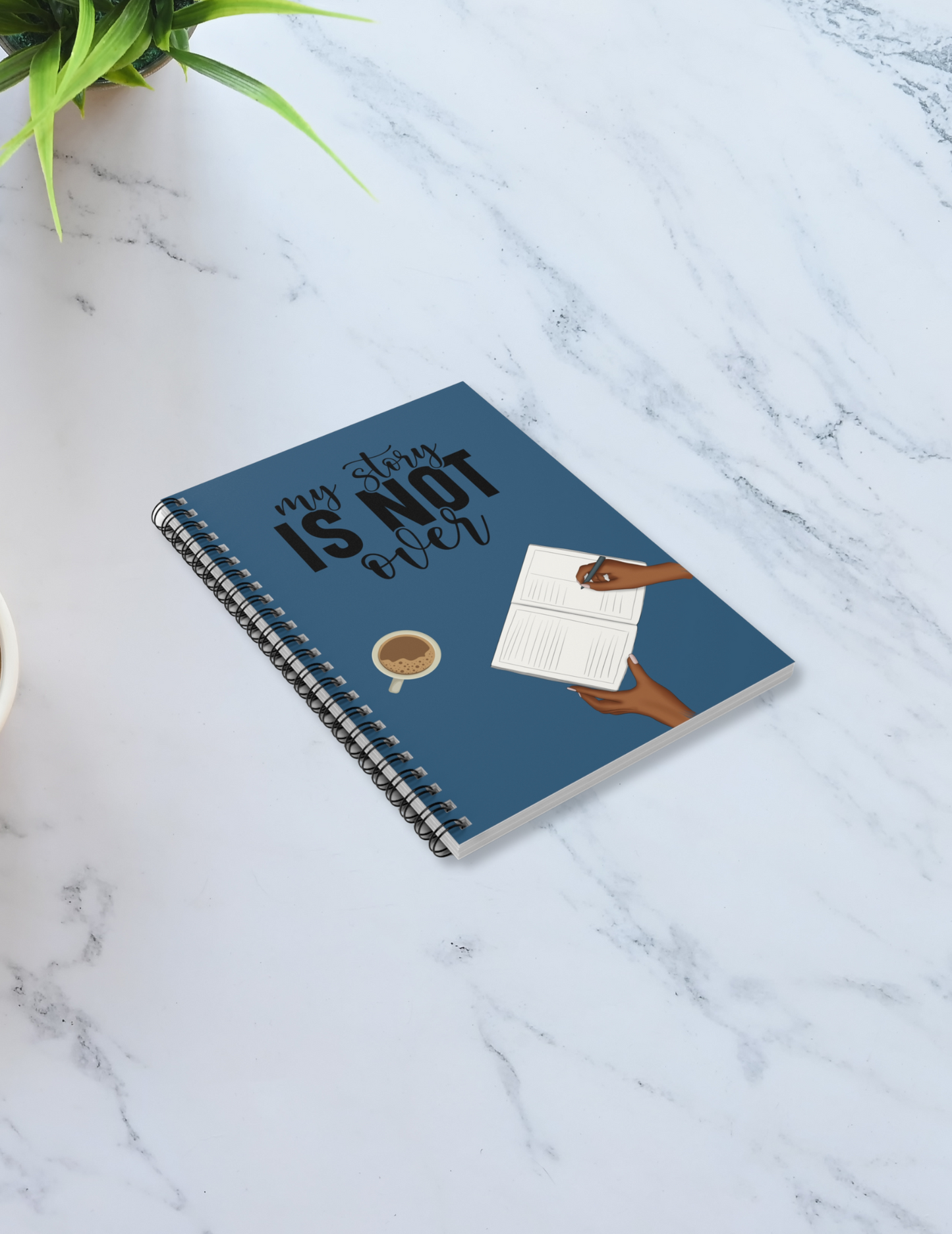 Not the Final Page Spiral Notebook