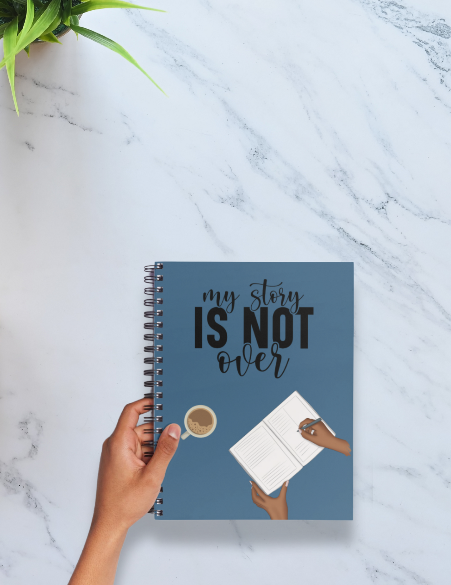 Not the Final Page Spiral Notebook