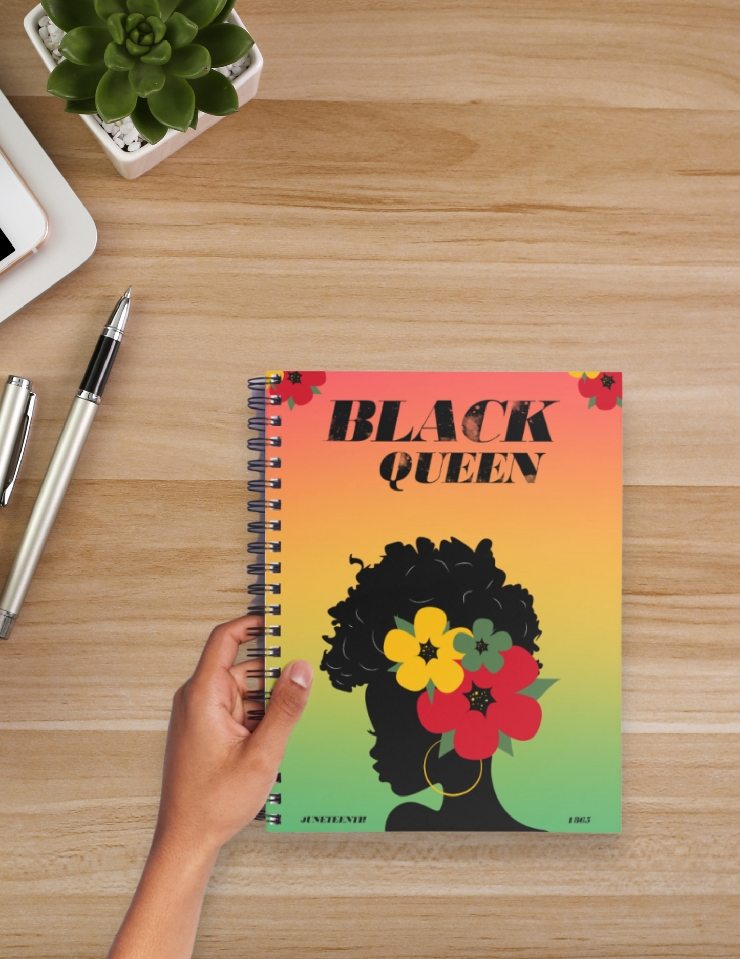 Her Royal Roots Spiral Notebook