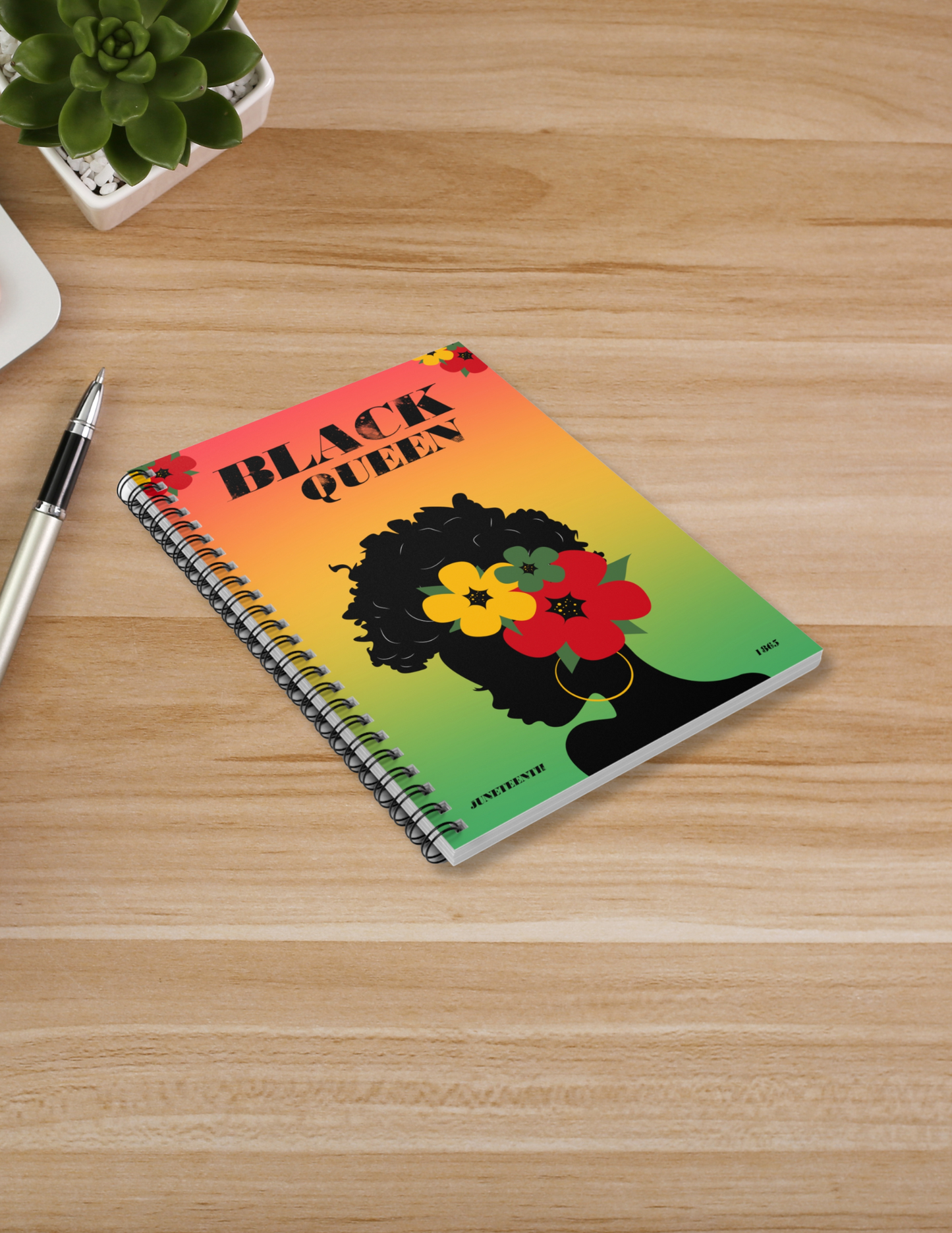 Her Royal Roots Spiral Notebook