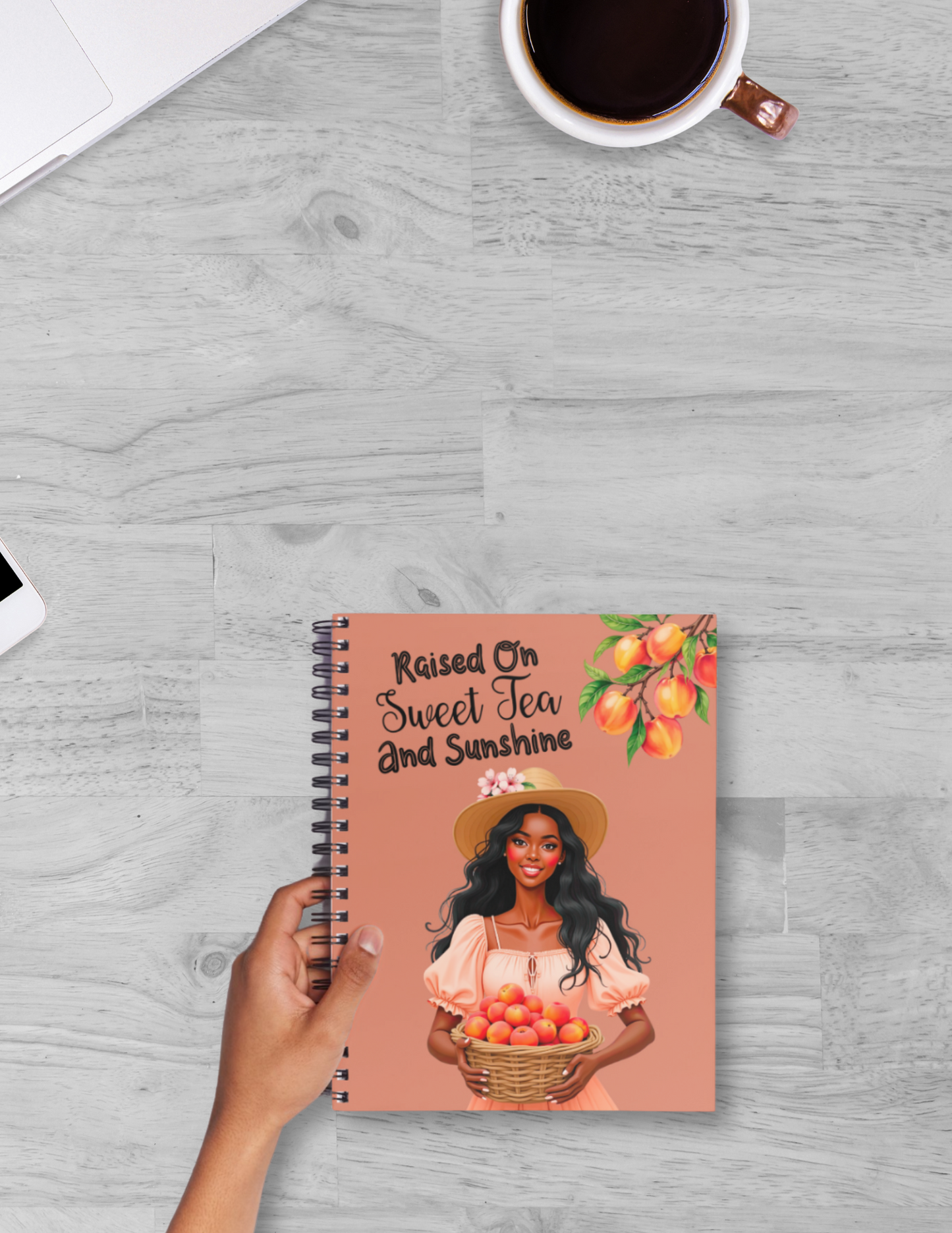 Sweet Tea Soul Spiral Notebook