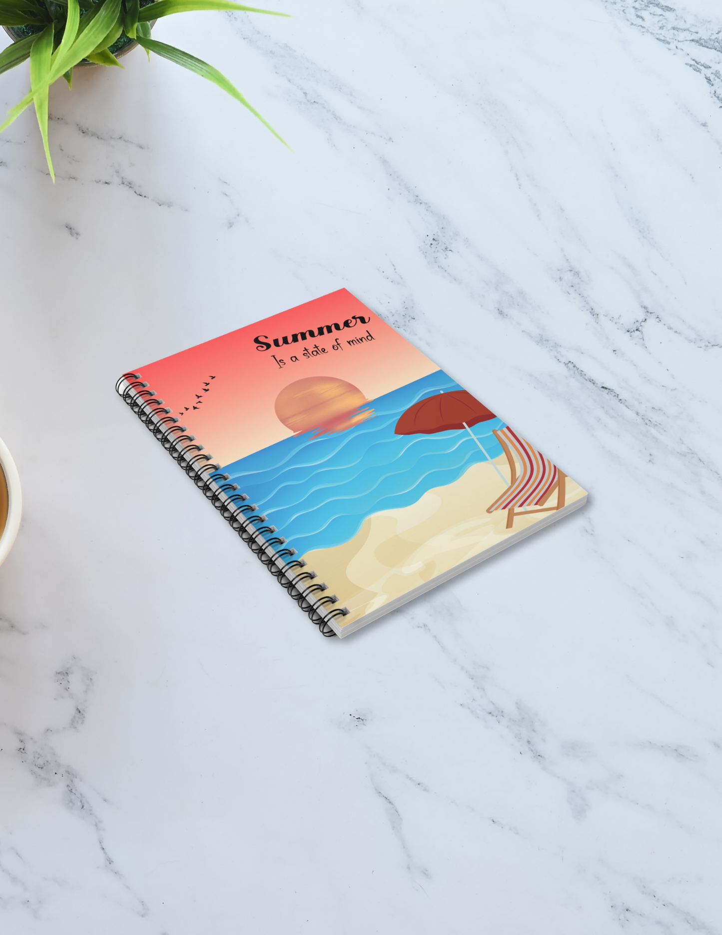 Sunset Serenity Spiral Notebook