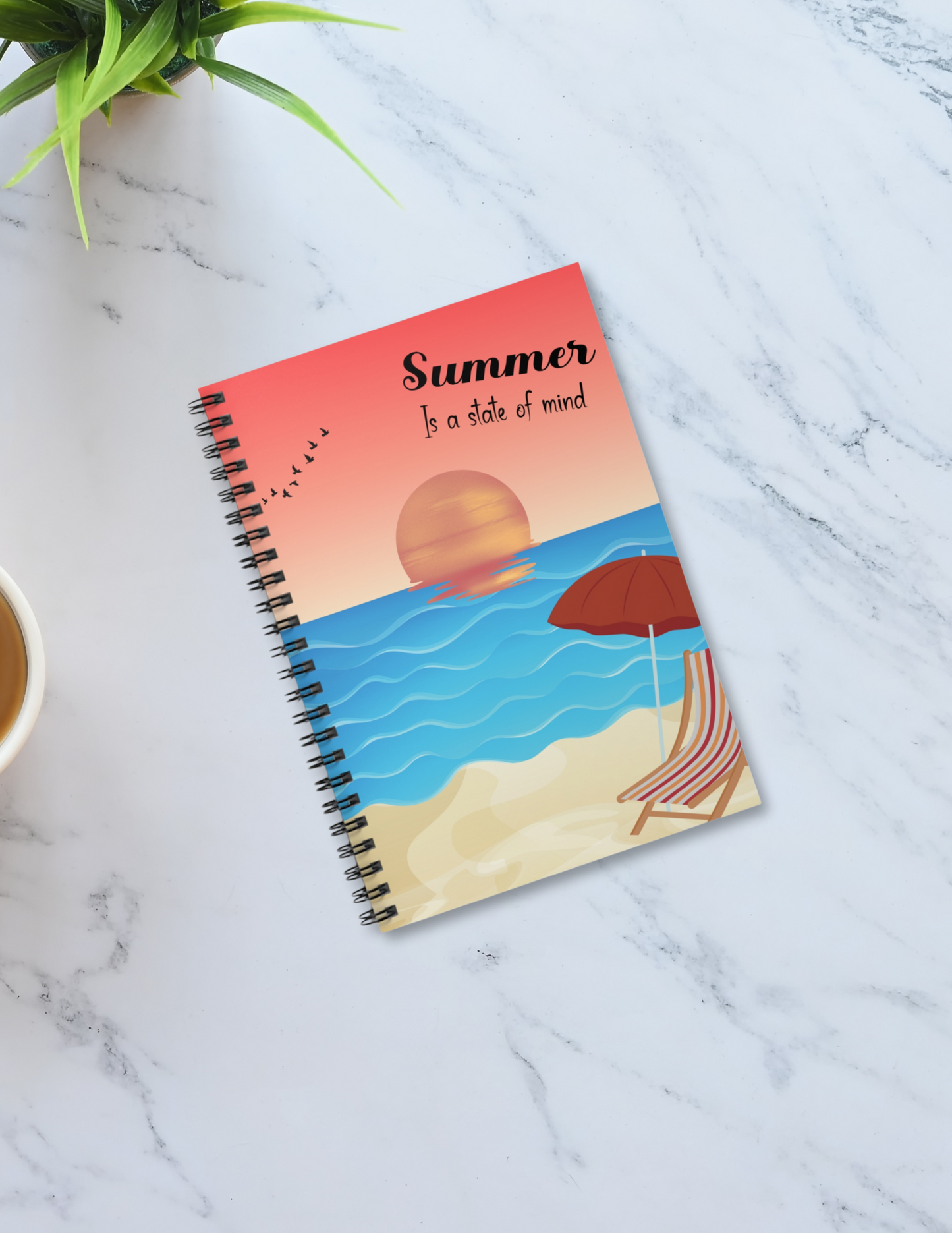 Sunset Serenity Spiral Notebook
