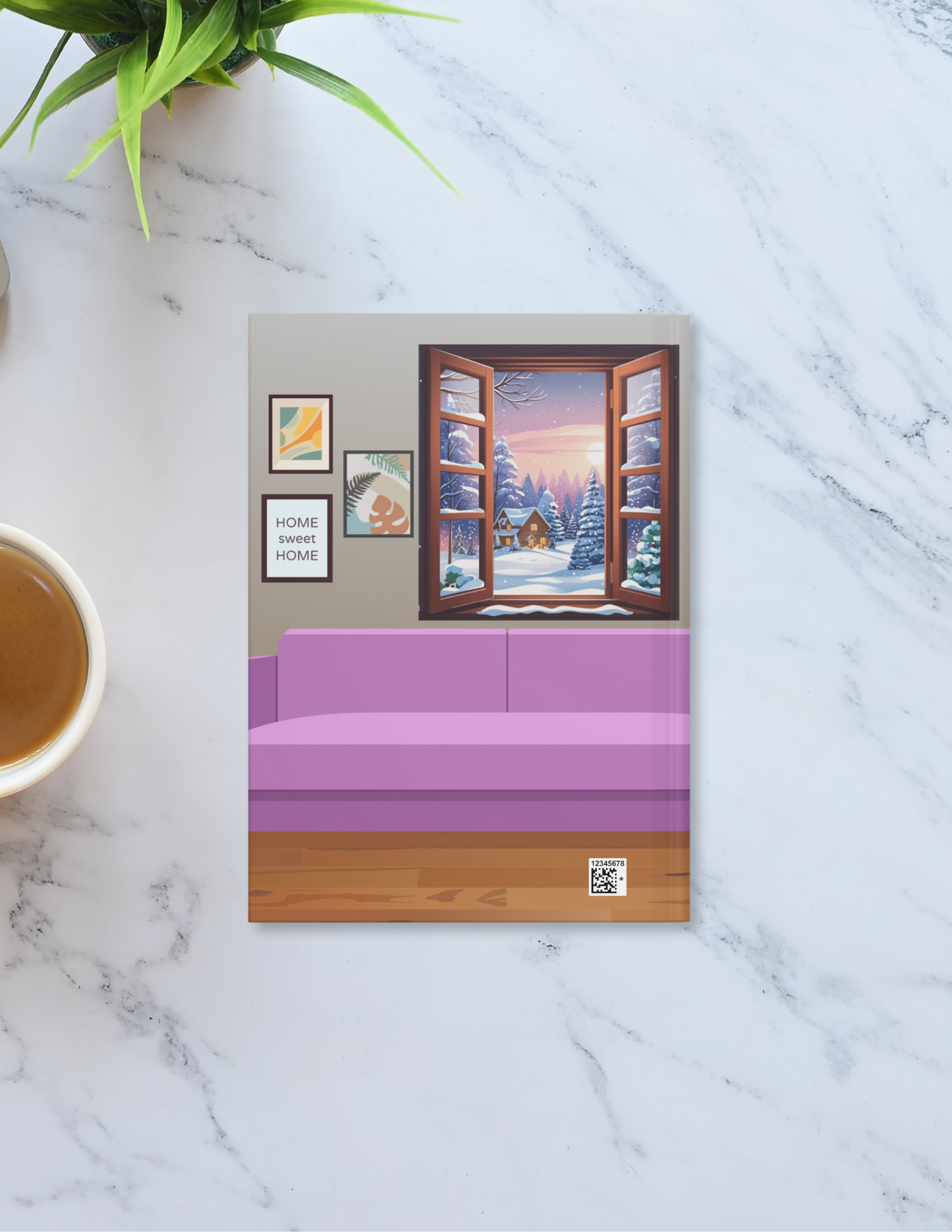 Wrapped in Holiday Joy Hardcover Journal