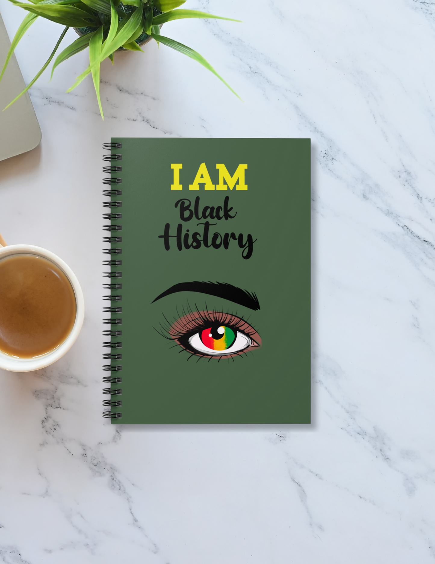 History in My Eyes Spiral Notebook