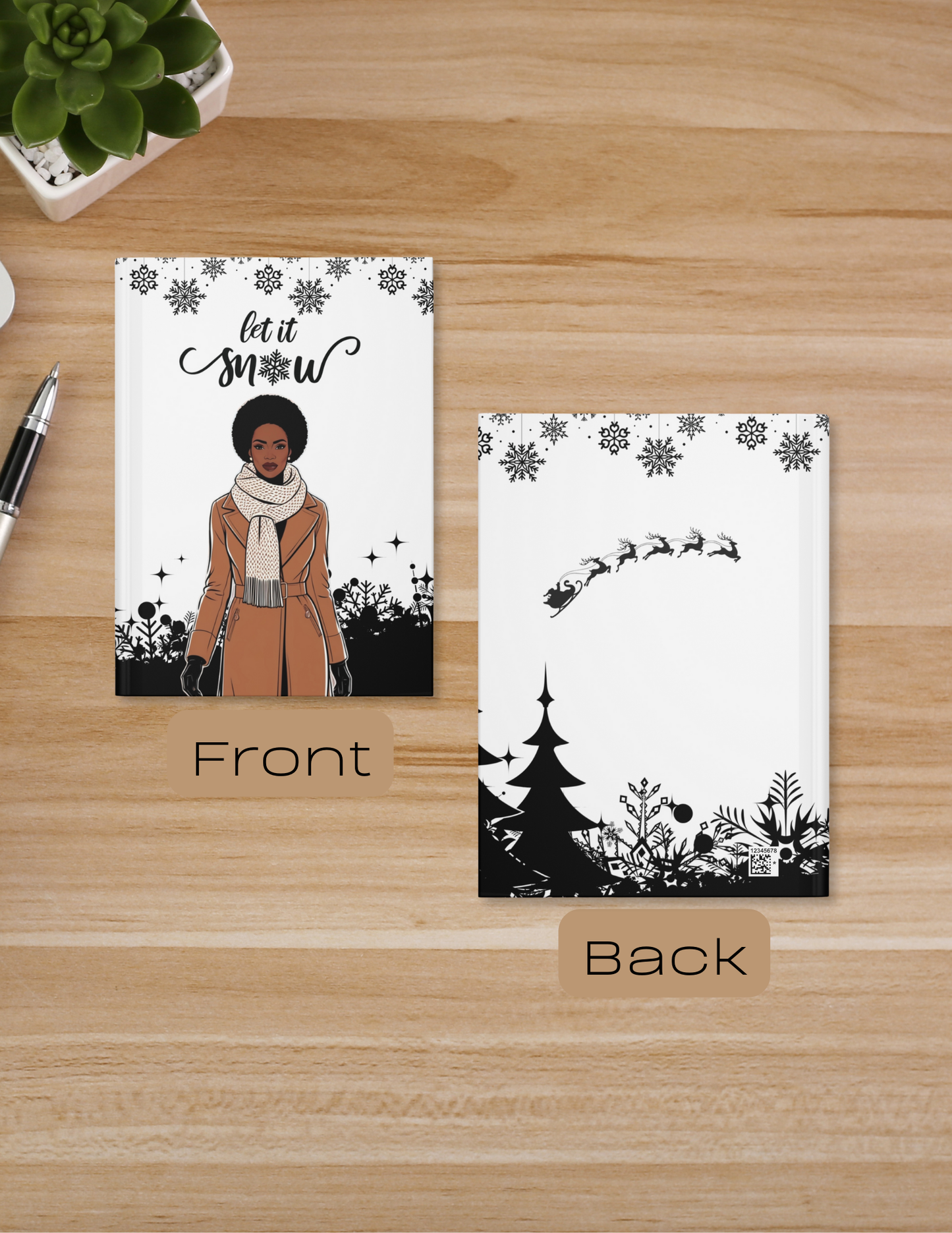 Let it snow Hardcover Journal