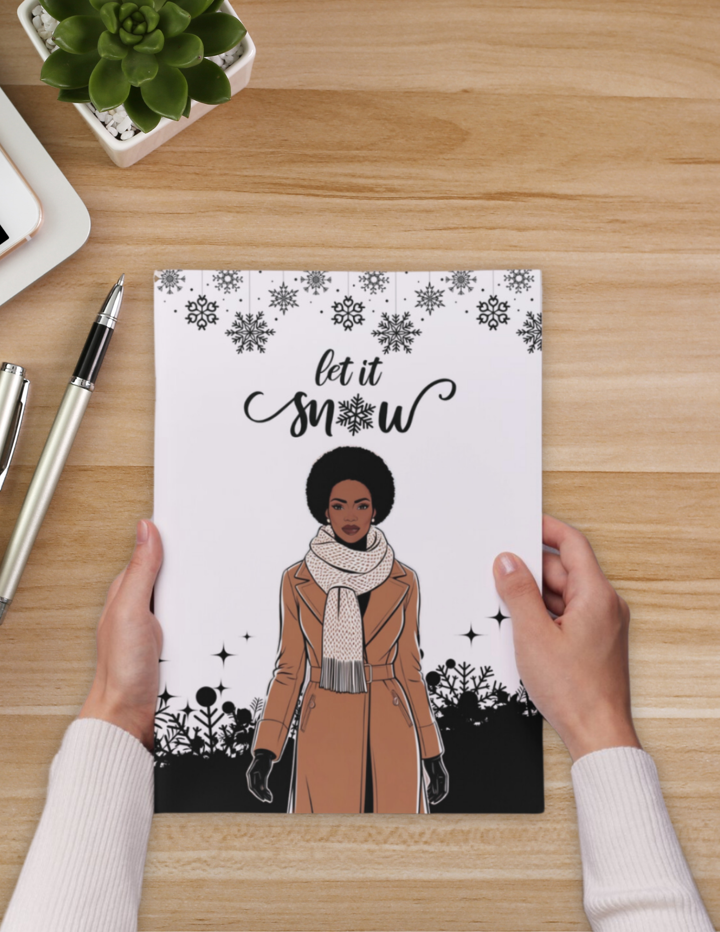 Let it snow Hardcover Journal