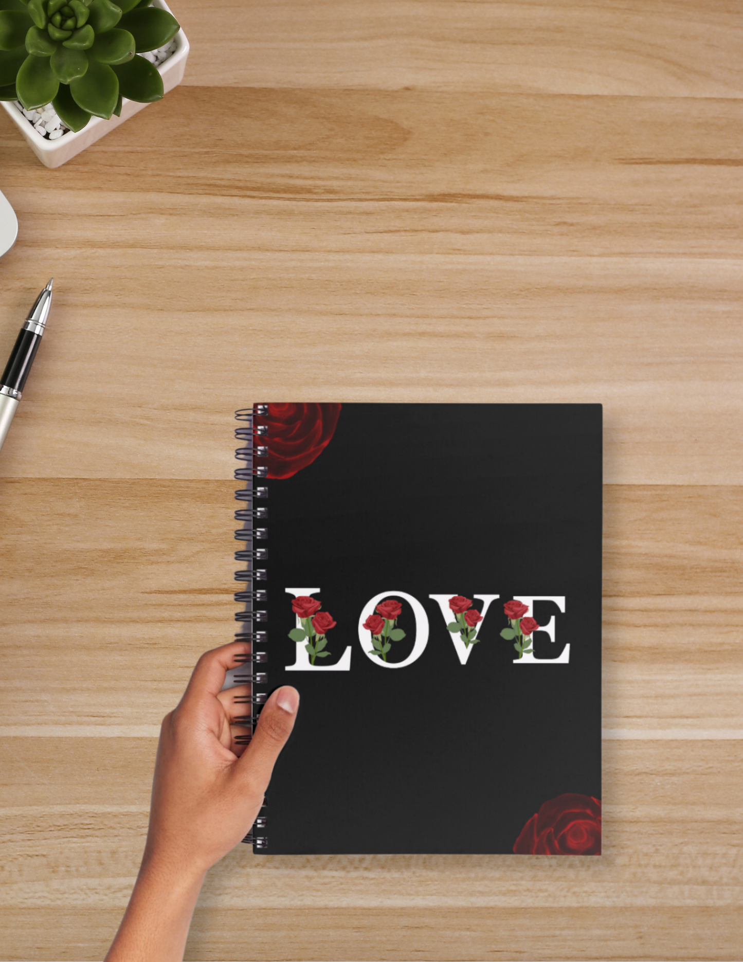 Blooming Love Spiral Notebook