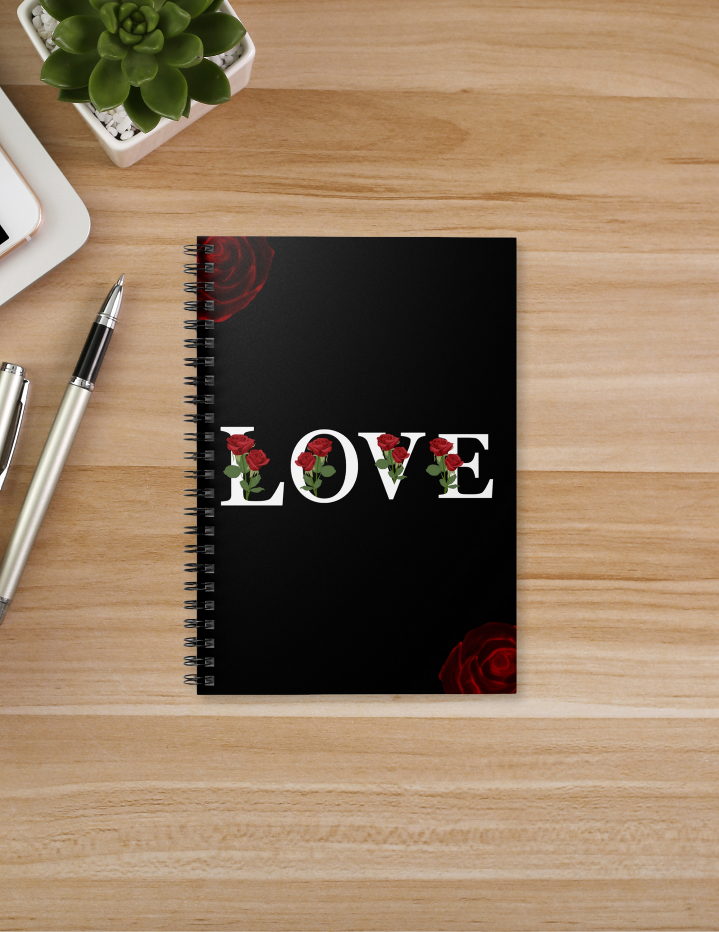 Blooming Love Spiral Notebook