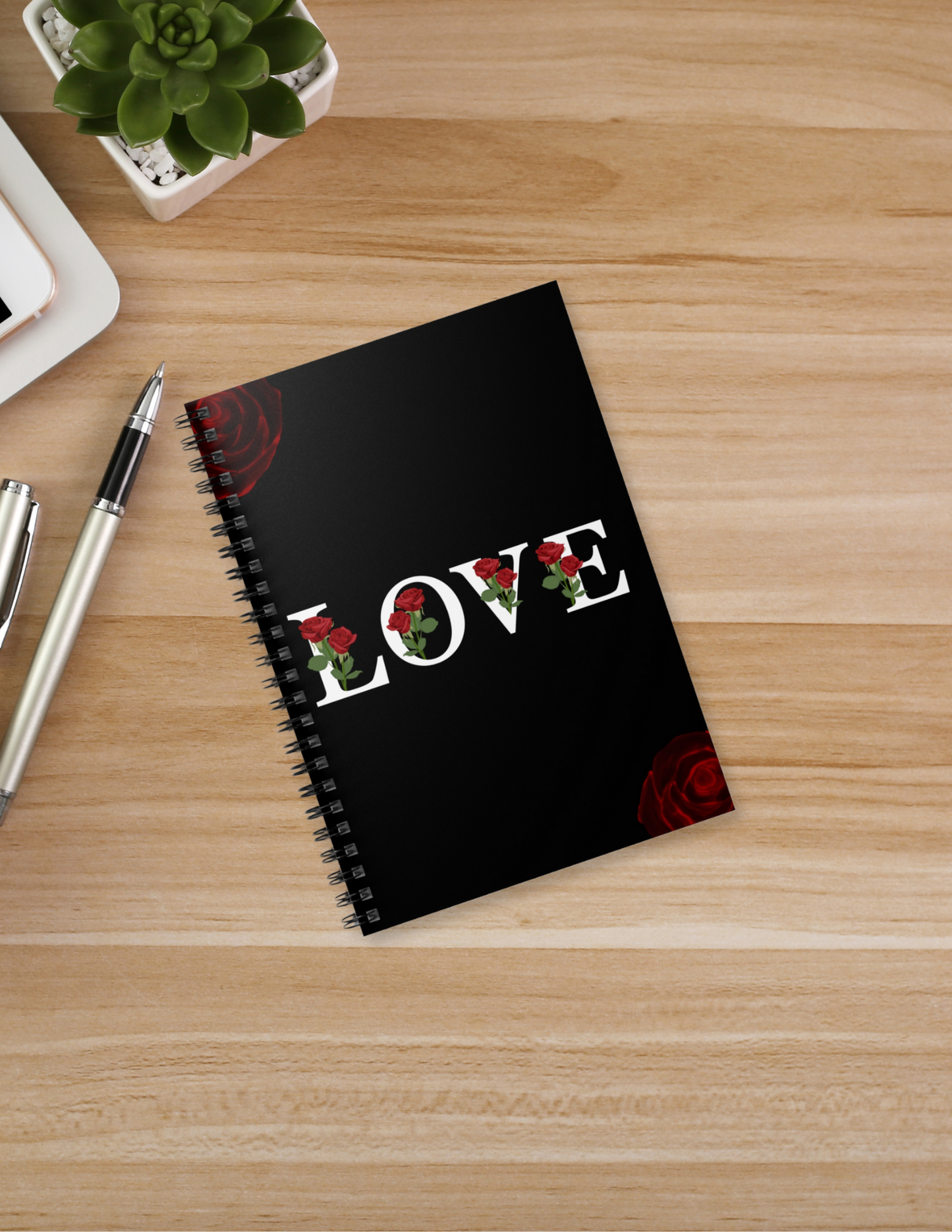 Blooming Love Spiral Notebook