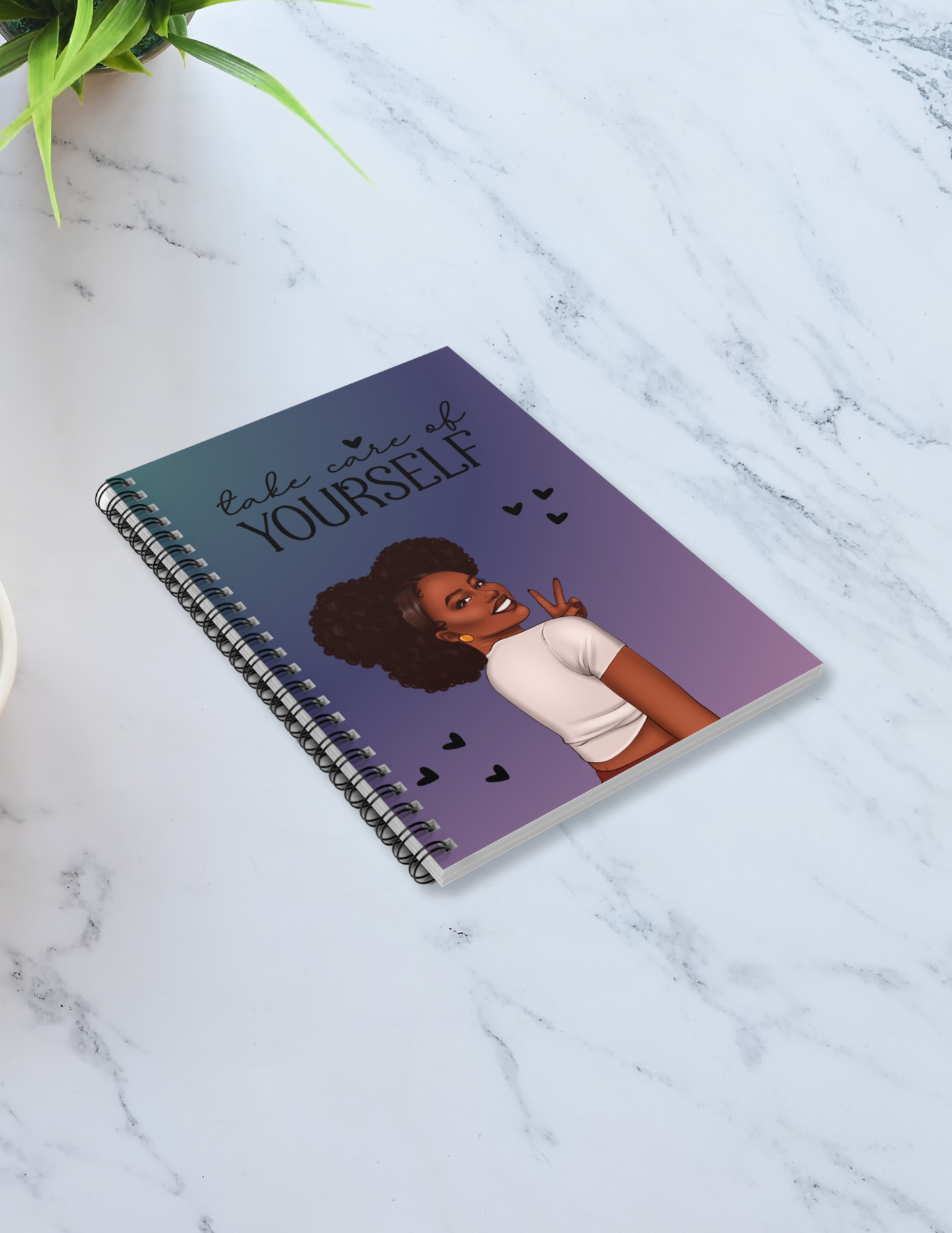 Peace of Mindset Spiral Notebook