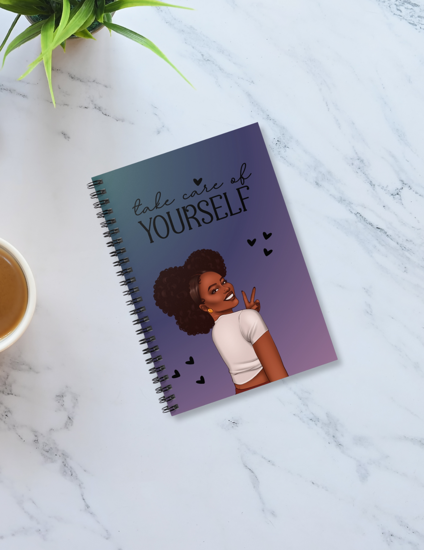 Peace of Mindset Spiral Notebook